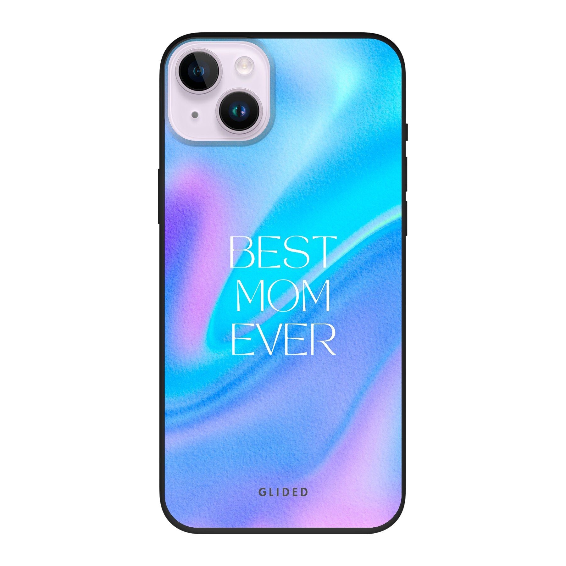 Best Mom iPhone 14 Plus Handyhülle mit floralem Design, das die Liebe und Wertschätzung für Mütter symbolisiert.