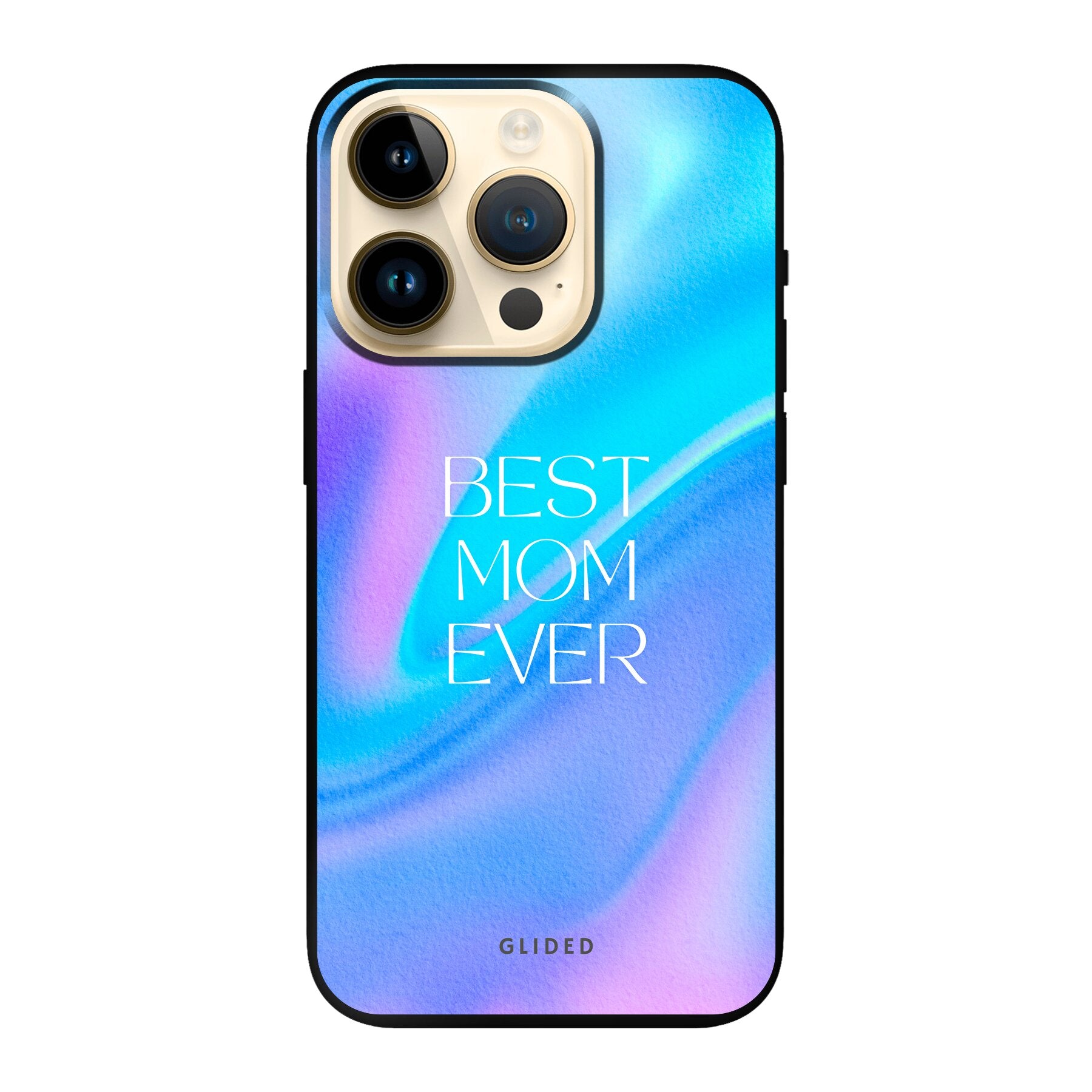 Best Mom iPhone 14 Pro Handyhülle mit floralem Design, das die Liebe und Wertschätzung für Mütter symbolisiert.