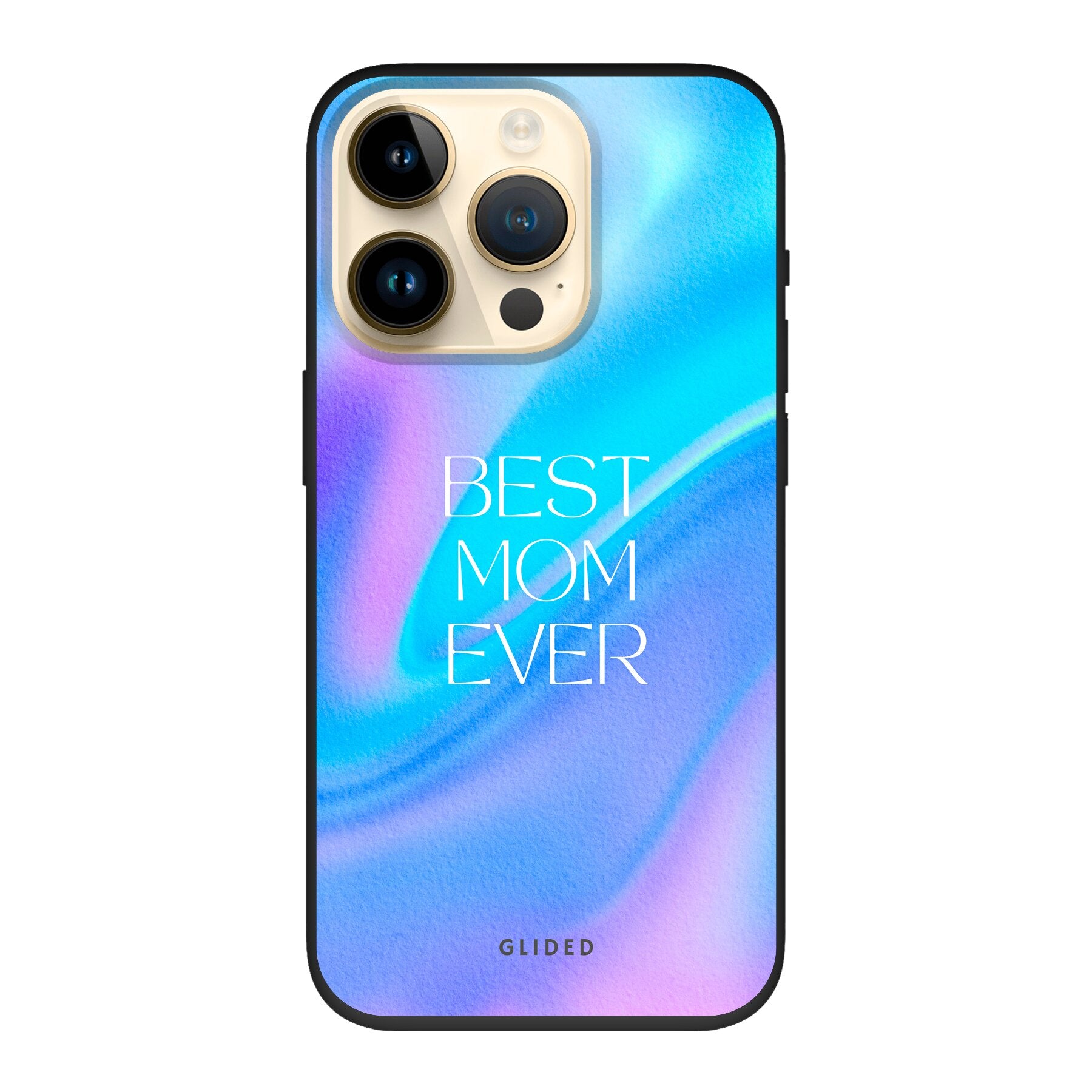 Best Mom iPhone 14 Pro Handyhülle mit floralem Design, das die Liebe und Wertschätzung für Mütter symbolisiert.
