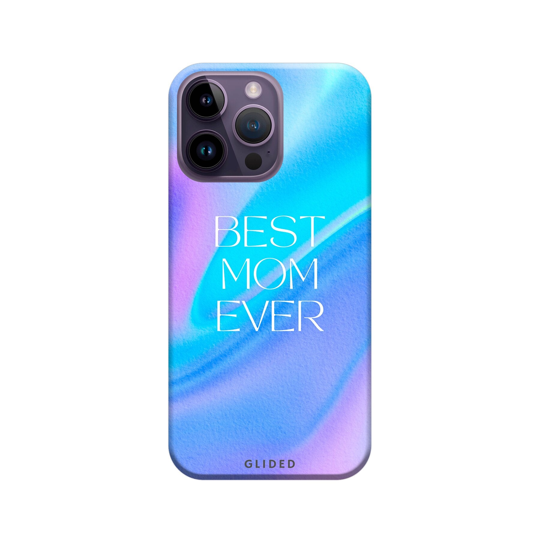 Best Mom iPhone 14 Pro Max Handyhülle mit floralem Design, das die Liebe und Wertschätzung für Mütter symbolisiert.