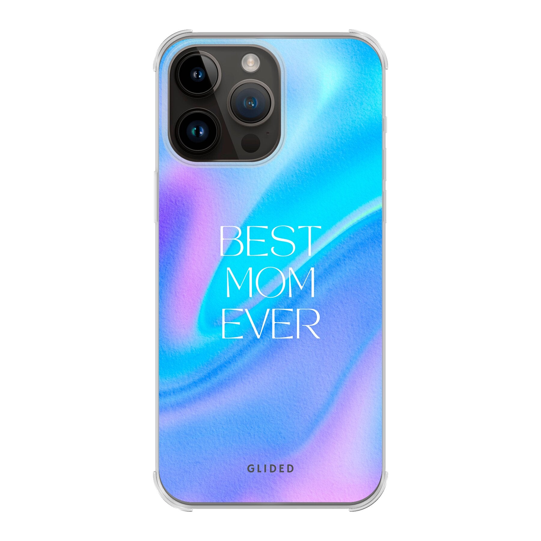 Best Mom iPhone 14 Pro Max Handyhülle mit floralem Design, das die Liebe und Wertschätzung für Mütter symbolisiert.