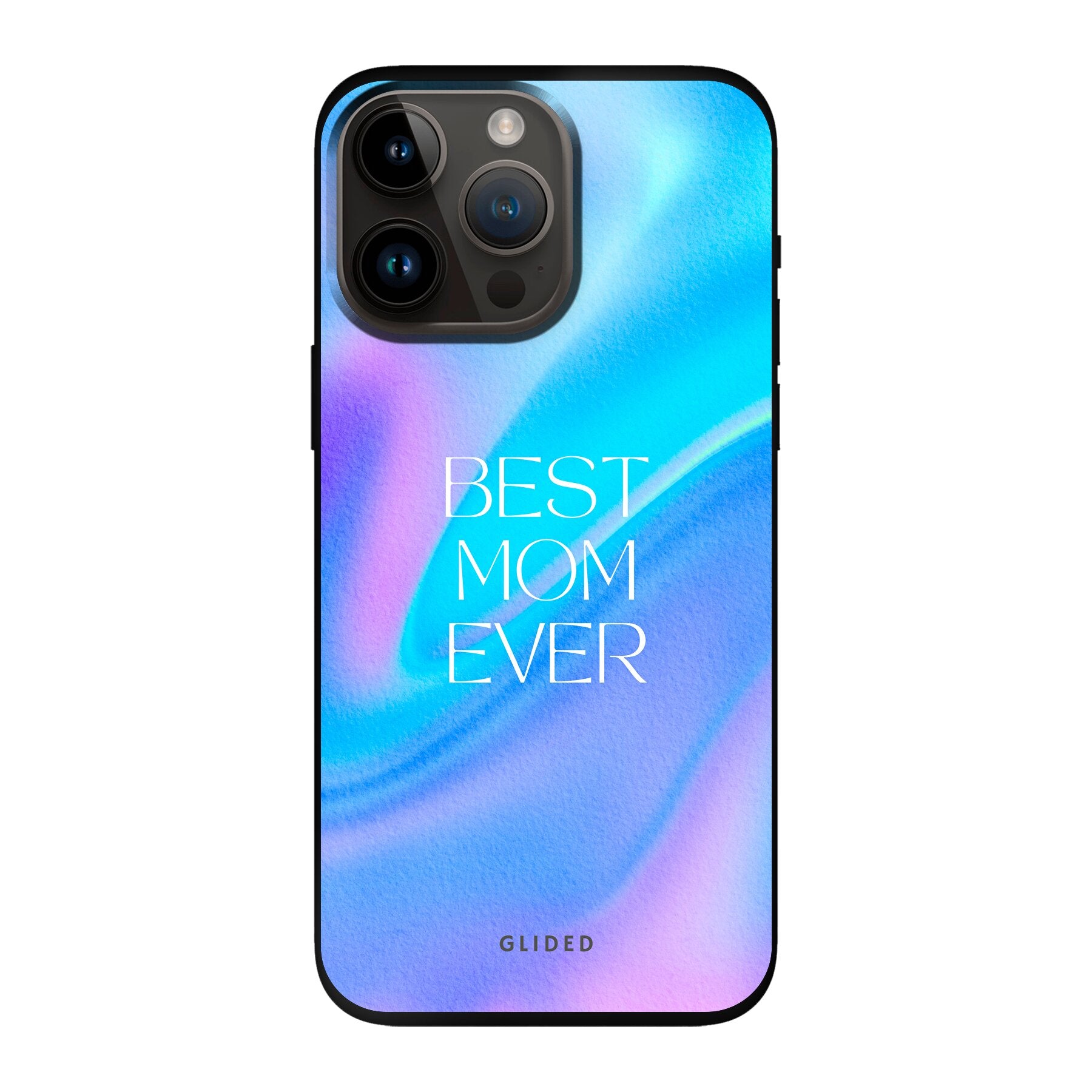 Best Mom iPhone 14 Pro Max Handyhülle mit floralem Design, das die Liebe und Wertschätzung für Mütter symbolisiert.