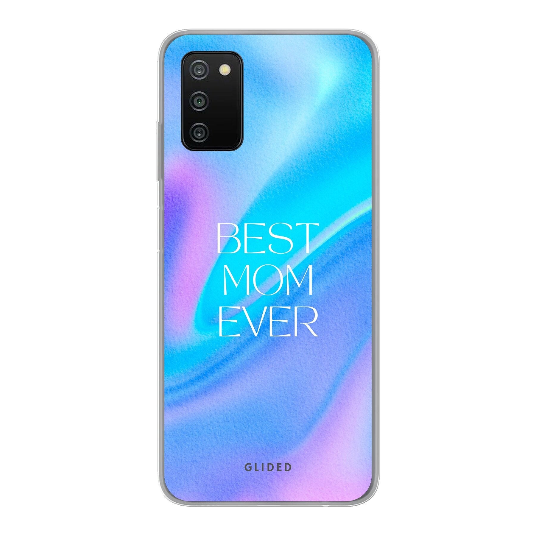 Best Mom Samsung Galaxy A03s Handyhülle mit floralem Design, das die Liebe und Wertschätzung für Mütter feiert.