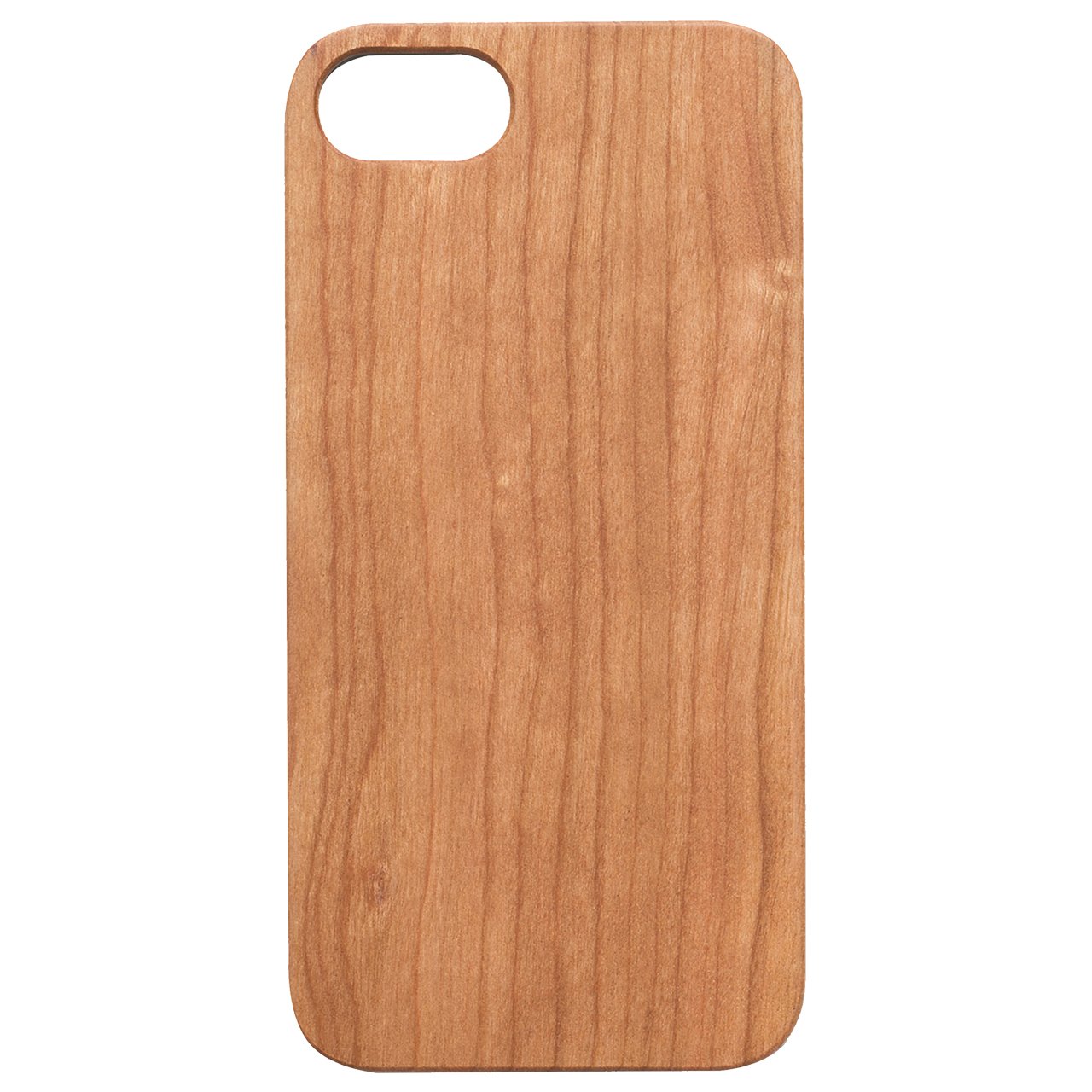 OTTO-CASE Blank Wood Case showcasing natural wood design with laser engraving, suitable for various smartphone models.