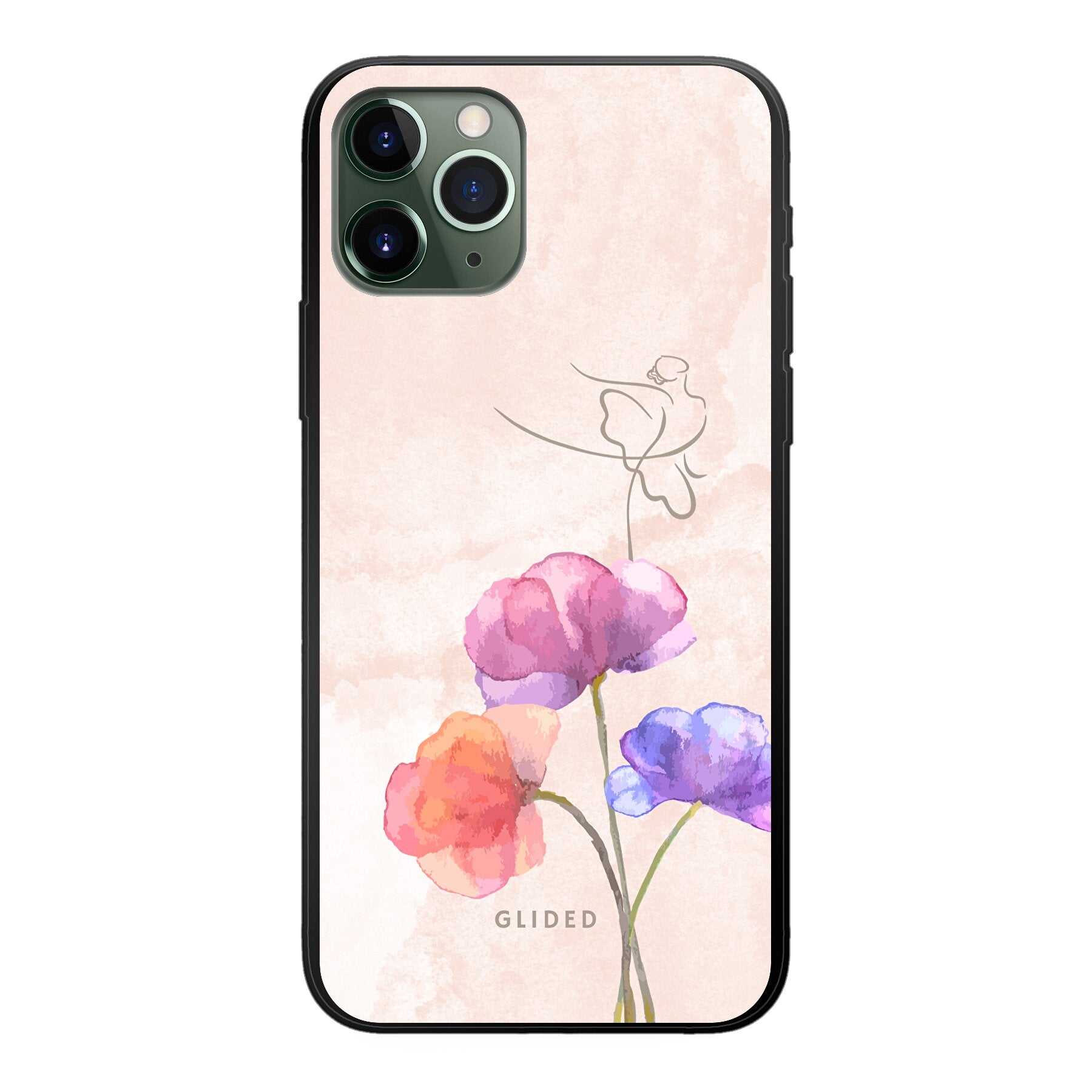 Blossom iPhone 11 Pro Handyhülle mit Ballerina-Design in zarten Pastellfarben, idealer Schutz und elegantes Aussehen.