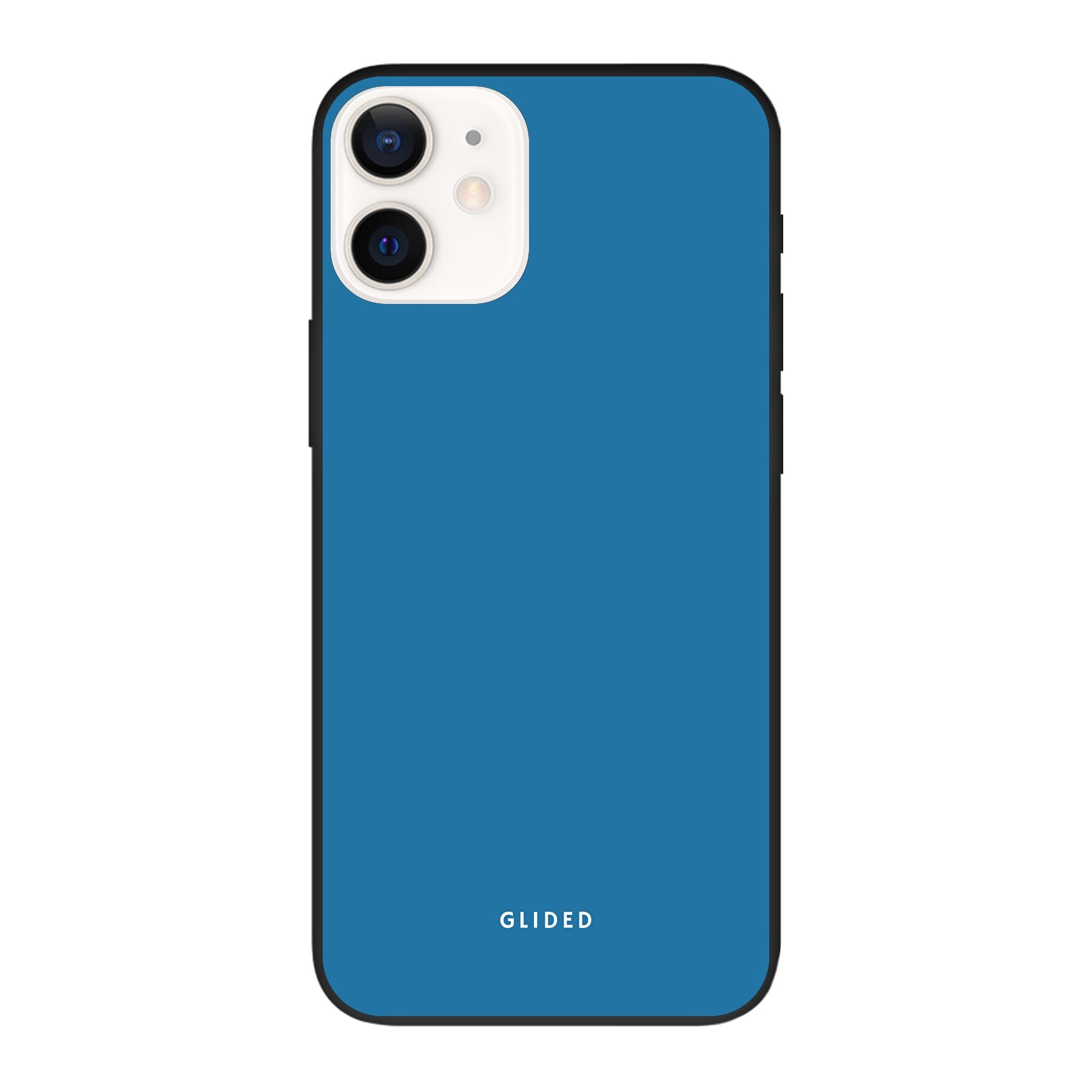 Blue Delight Handyhülle für iPhone 12 Pro in bezauberndem Blauton, bietet stilvollen Schutz und elegantes Design.