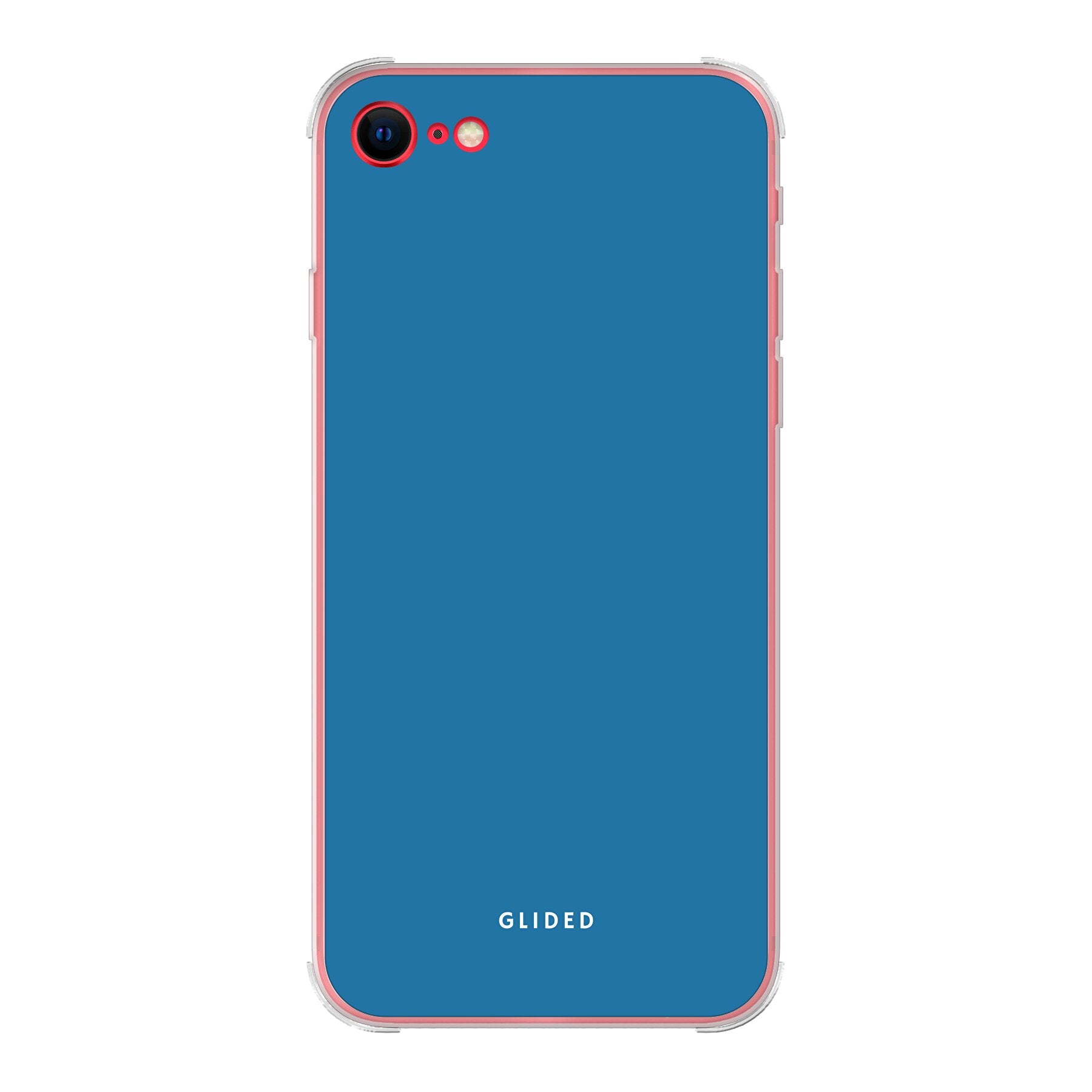 Blue Delight iPhone 7 Handyhülle in bezauberndem Blauton, bietet stilvollen Schutz und elegantes Design.