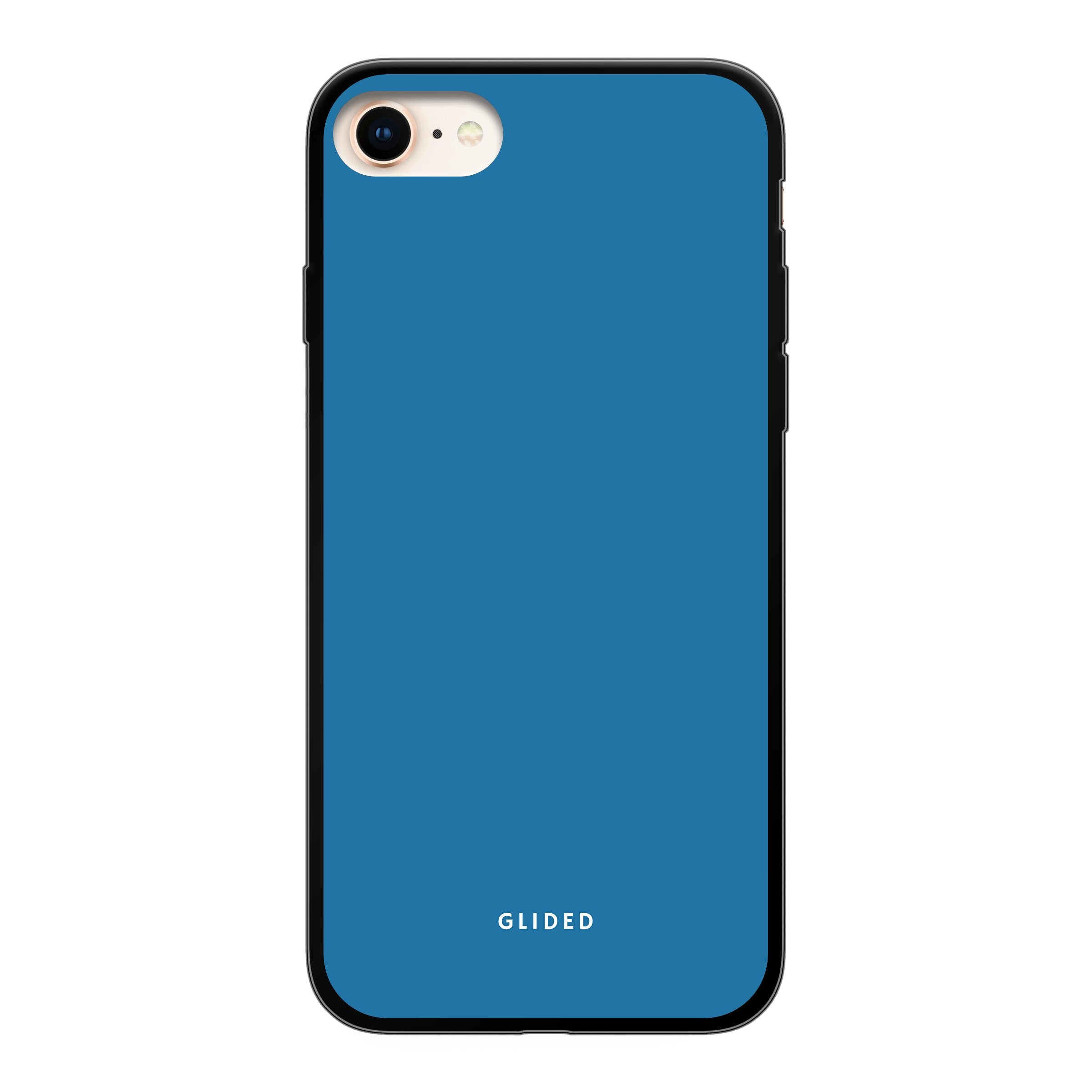 Blue Delight iPhone 7 Handyhülle in bezauberndem Blauton, bietet stilvollen Schutz und elegantes Design.