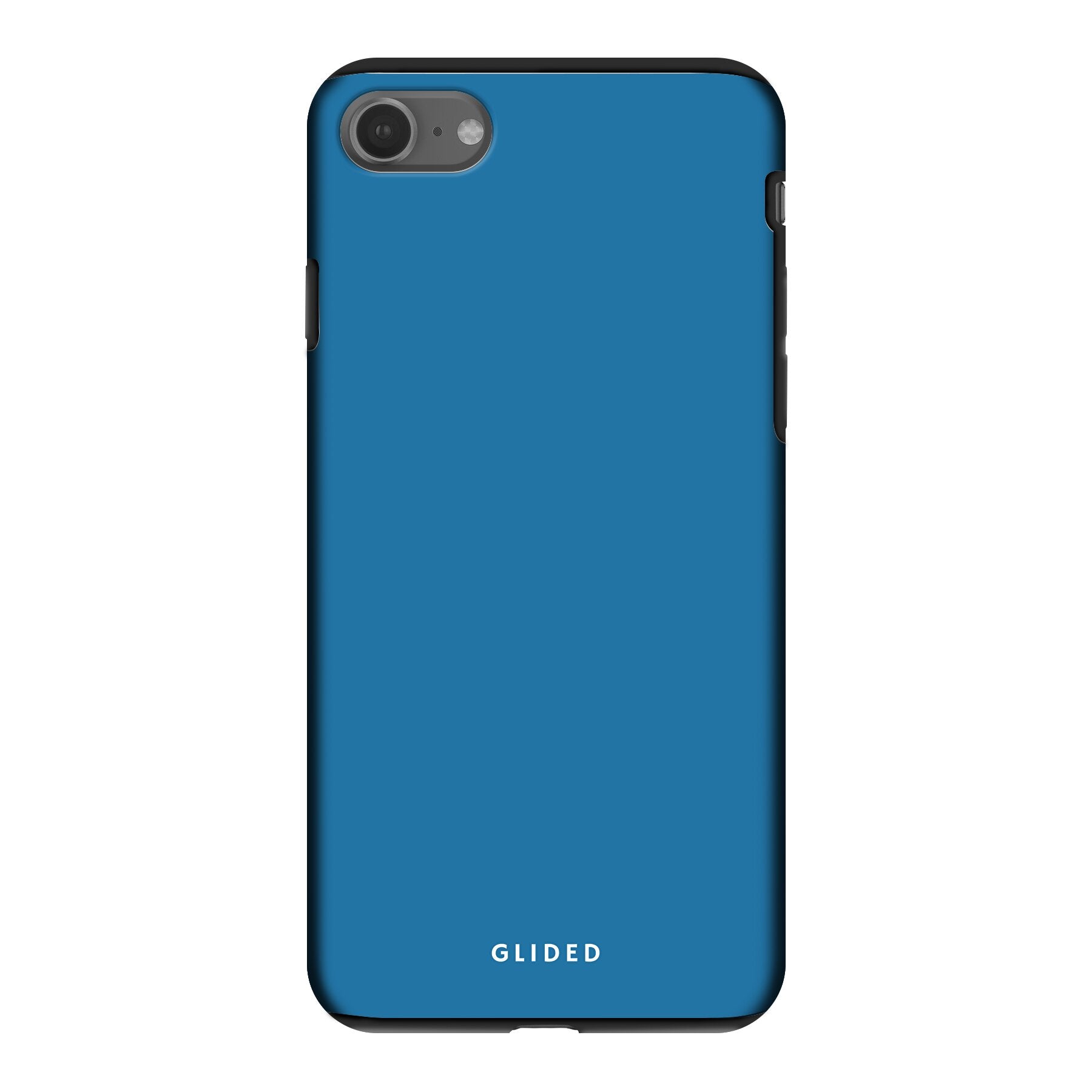 Die 'Blue Delight' iPhone 8 Handyhülle in einem bezaubernden Blauton, die stilvollen Schutz und elegantes Design vereint.