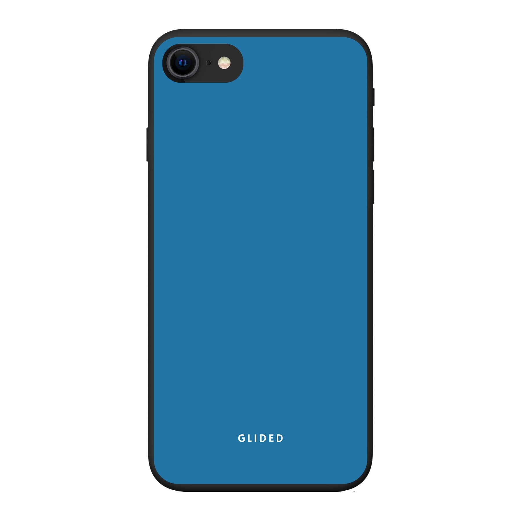 Die 'Blue Delight' iPhone 8 Handyhülle in einem bezaubernden Blauton, die stilvollen Schutz und elegantes Design vereint.