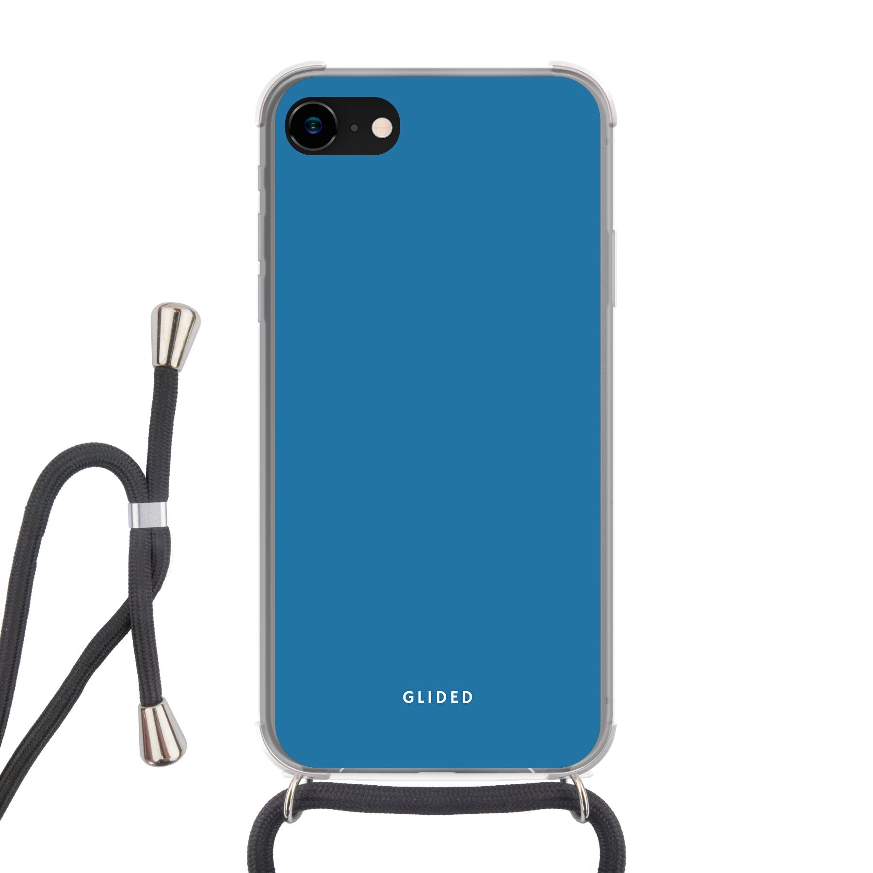 Die 'Blue Delight' iPhone 8 Handyhülle in einem bezaubernden Blauton, die stilvollen Schutz und elegantes Design vereint.