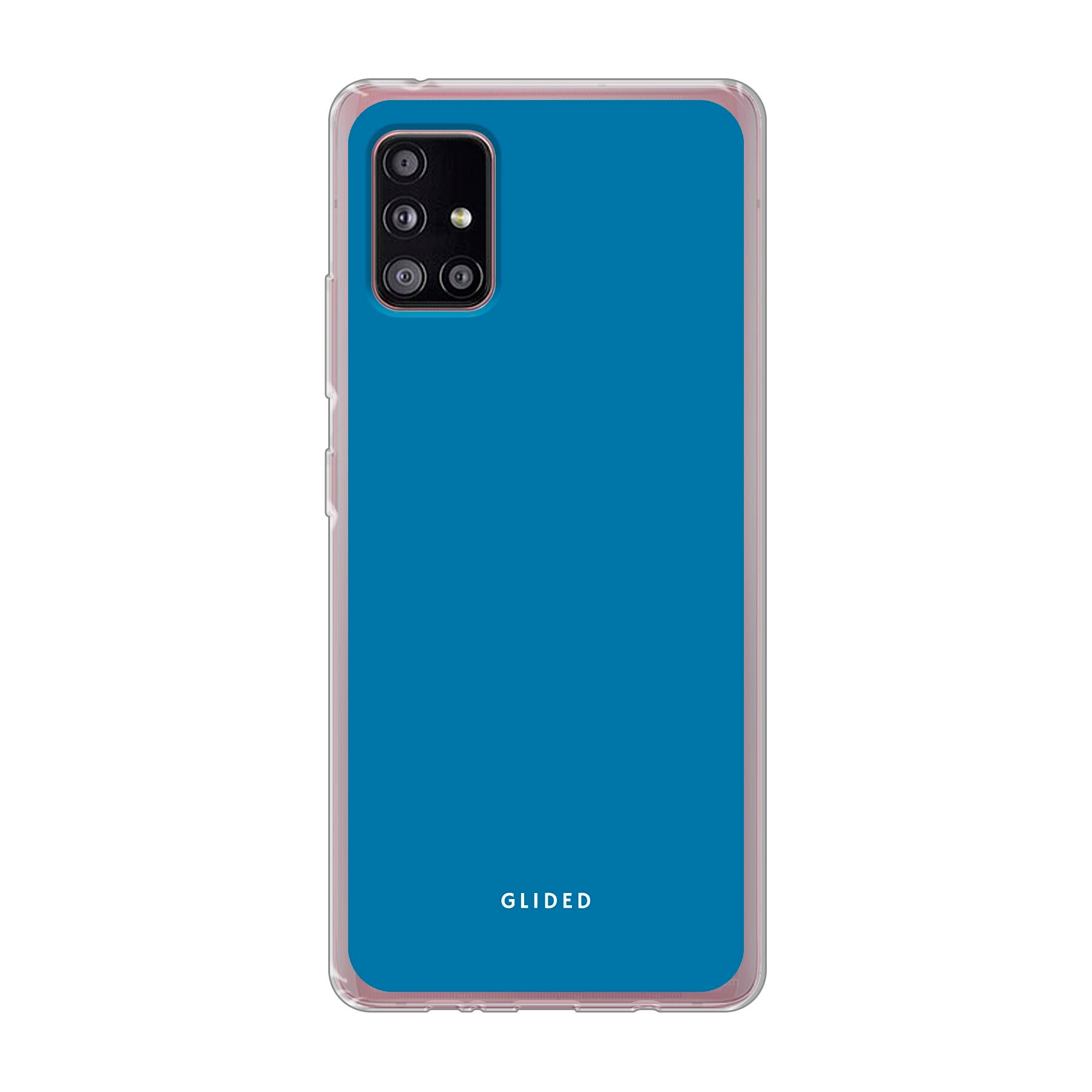 Blue Delight Handyhülle für Samsung Galaxy A51 5G in bezauberndem Blauton, bietet stilvollen Schutz und elegantes Design.