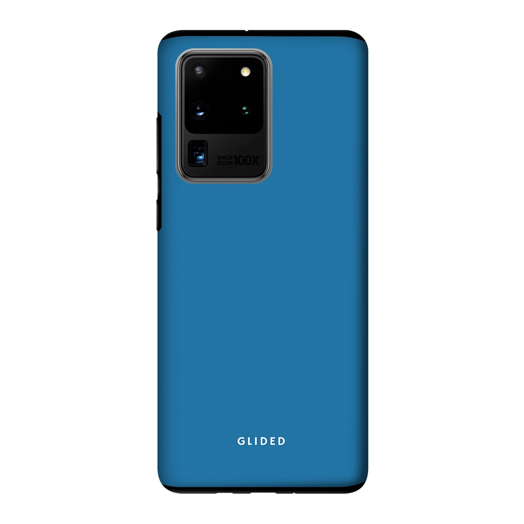Die Blue Delight Handyhülle für Samsung Galaxy S20 Ultra in einem bezaubernden Blauton, bietet eleganten Schutz und stilvolles Design.