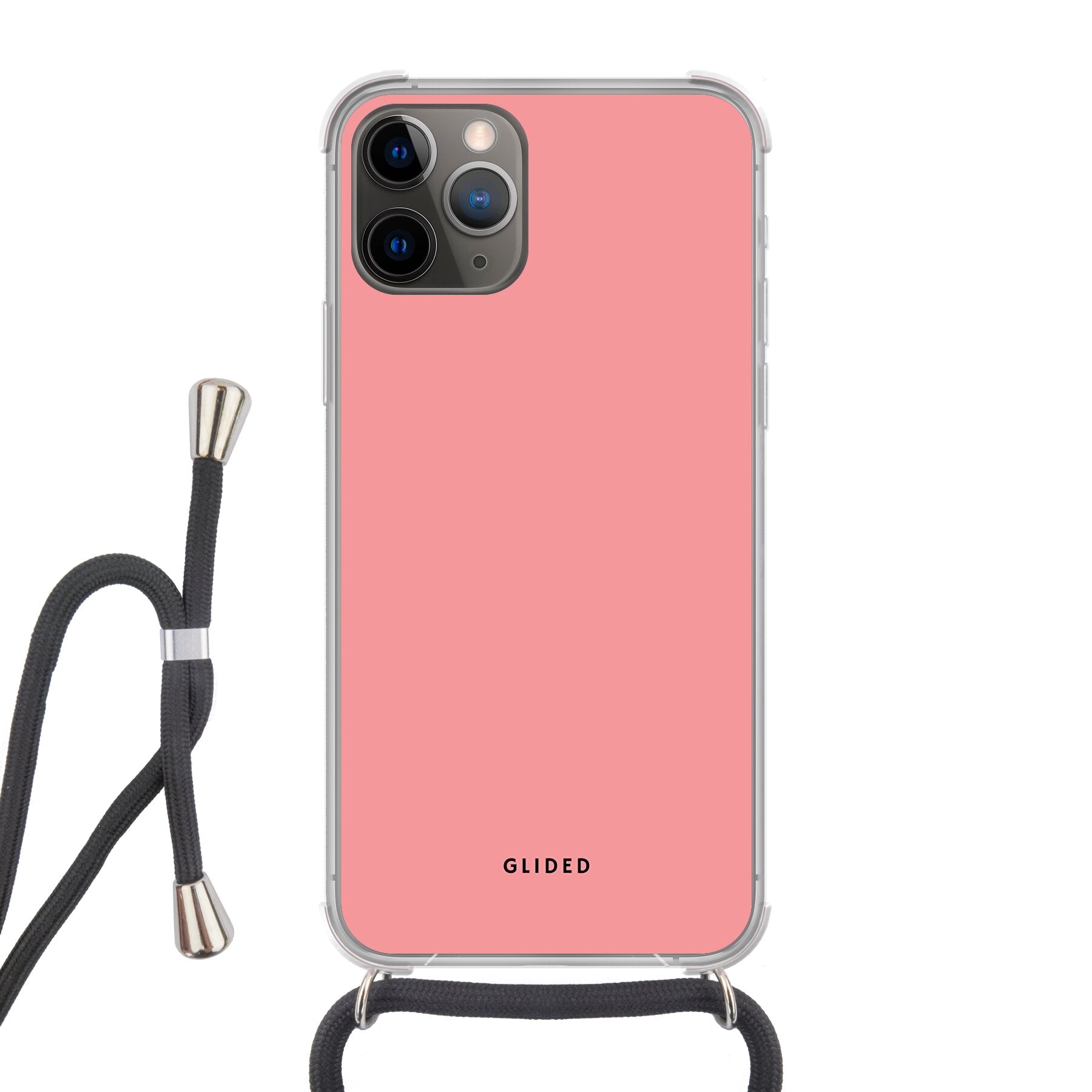 Die 'Blush Bloom' iPhone 11 Pro Handyhülle in sanftem Rosaton, elegant und stilvoll, idealer Schutz für dein Smartphone.