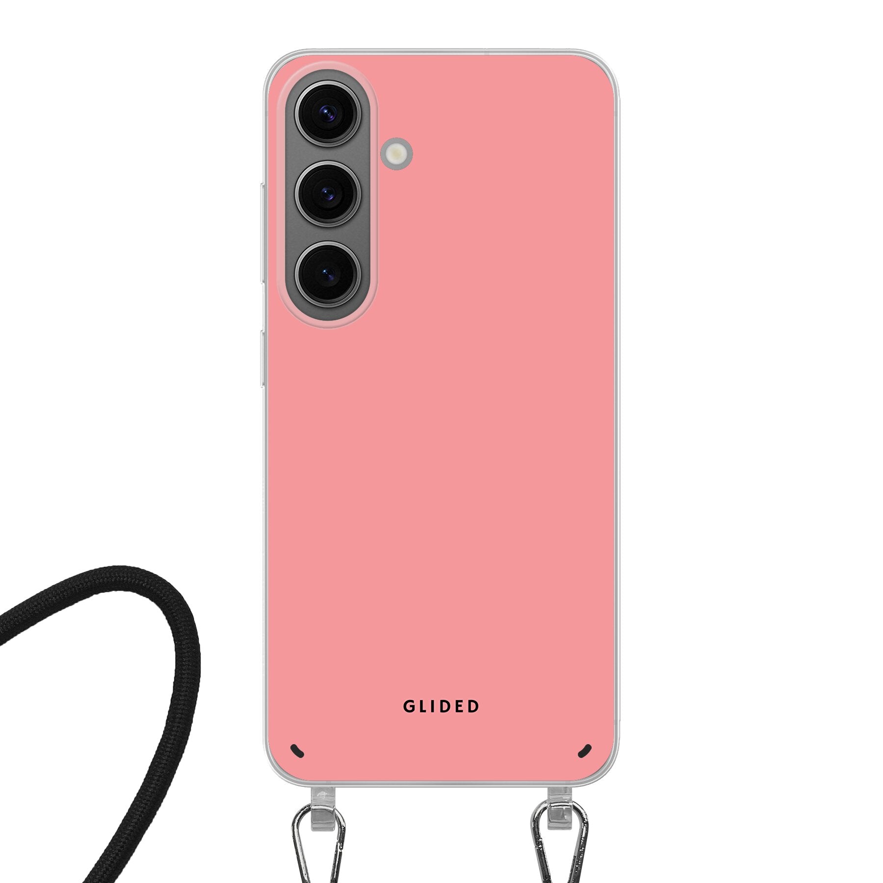 Die 'Blush Bloom' Samsung Galaxy S24 Handyhülle in sanftem Rosaton, elegant und stilvoll, idealer Schutz für dein Smartphone.