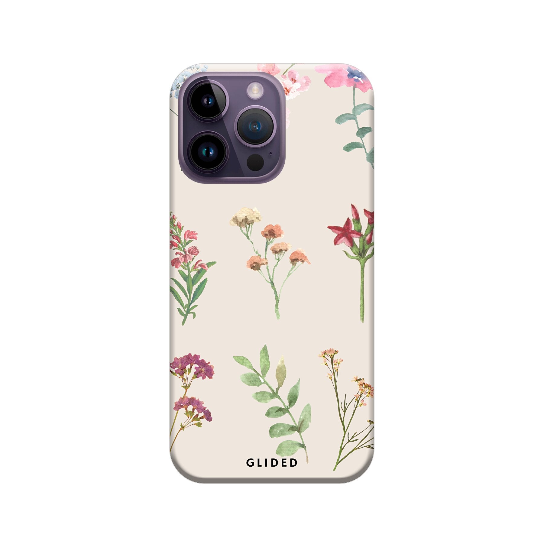 Botanical Garden iPhone 14 Pro Max Handyhülle mit lebendigen Blumenmotiven und elegantem Design, idealer Schutz für dein Smartphone.