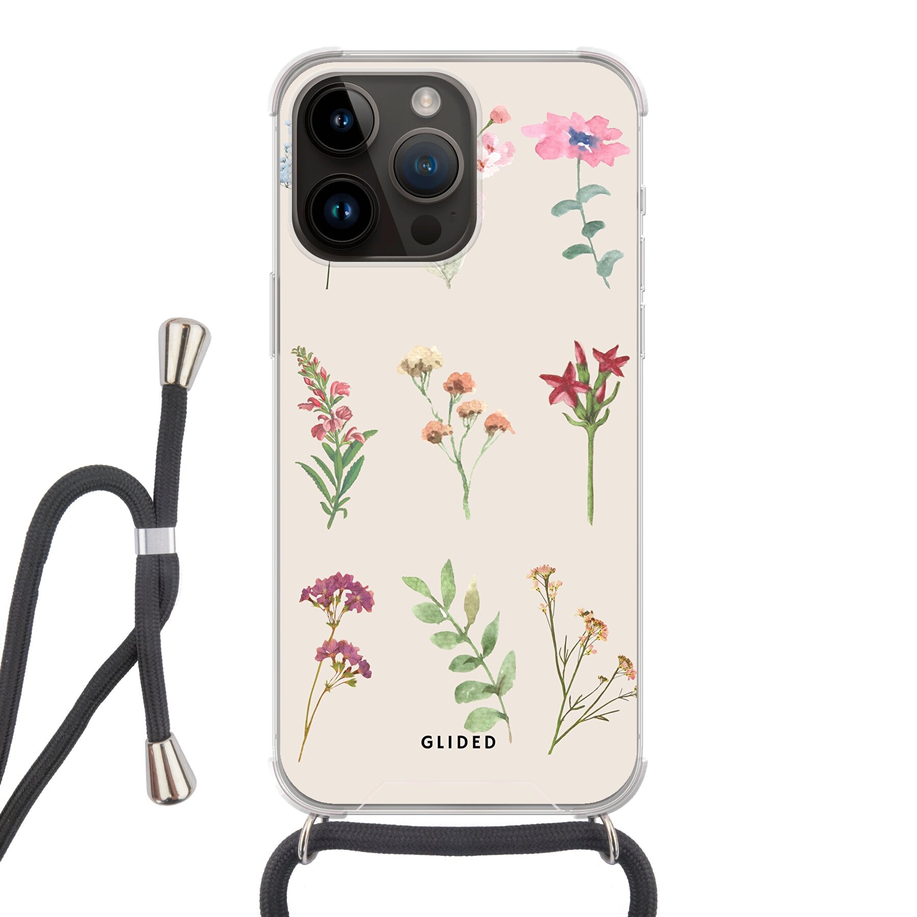 Botanical Garden iPhone 14 Pro Max Handyhülle mit lebendigen Blumenmotiven und elegantem Design, idealer Schutz für dein Smartphone.