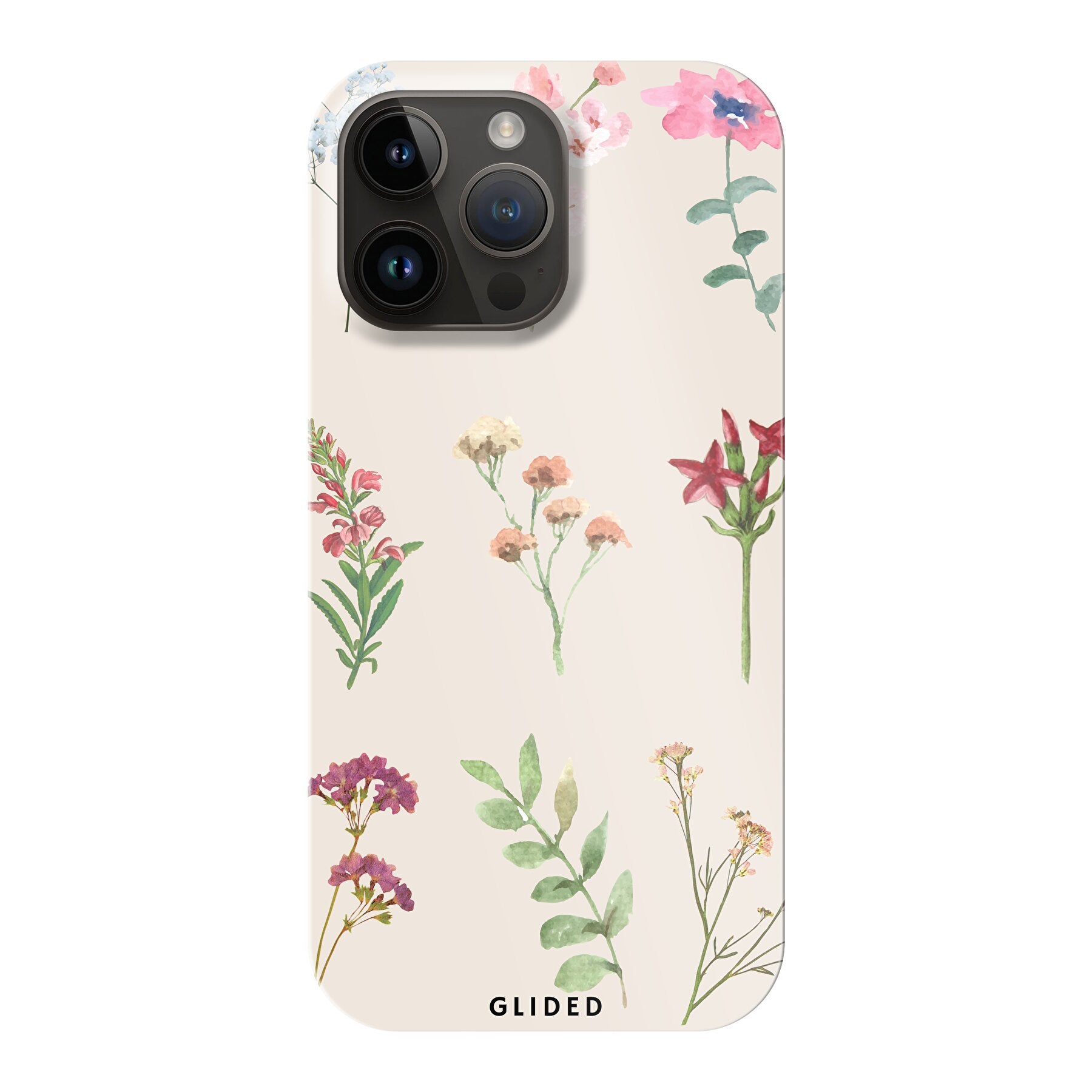Botanical Garden iPhone 14 Pro Max Handyhülle mit lebendigen Blumenmotiven und elegantem Design, idealer Schutz für dein Smartphone.