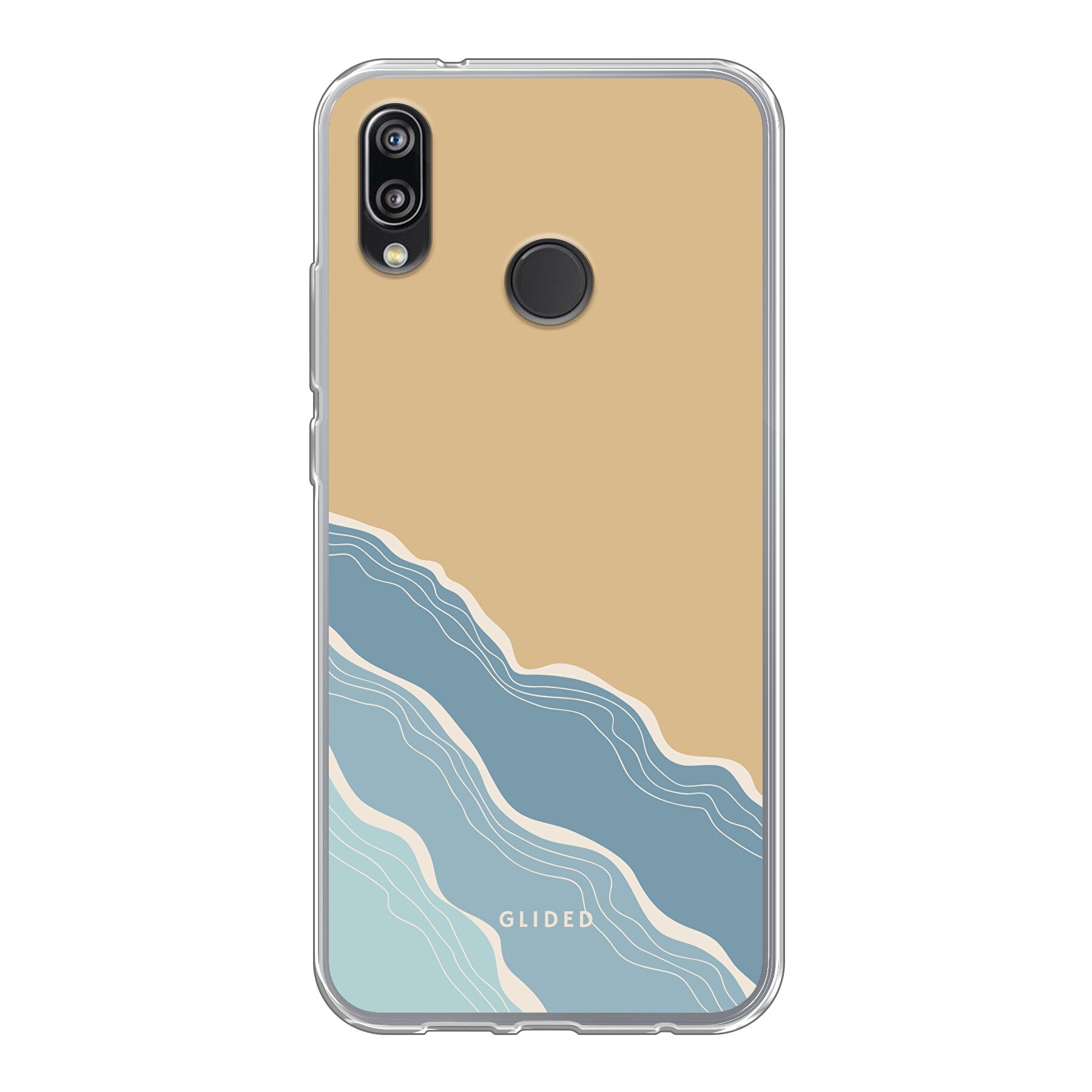 Breeze Handyhülle für Huawei P20 Lite mit einem einzigartigen Stranddesign, das an sonnige Tage und Meeresbrisen erinnert.