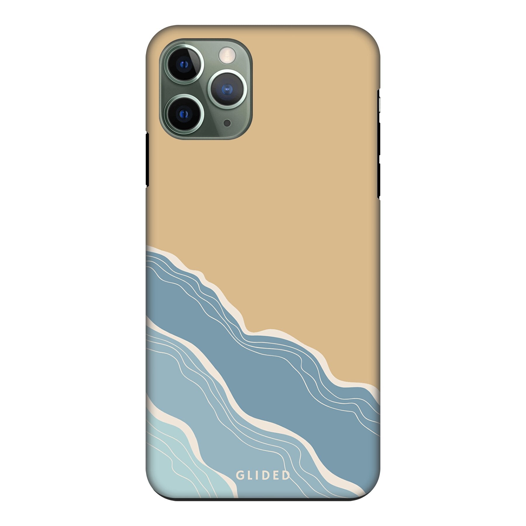 Breeze iPhone 11 Pro Handyhülle mit einzigartigem Stranddesign, idealer Schutz und präzise Aussparungen für alle Funktionen.