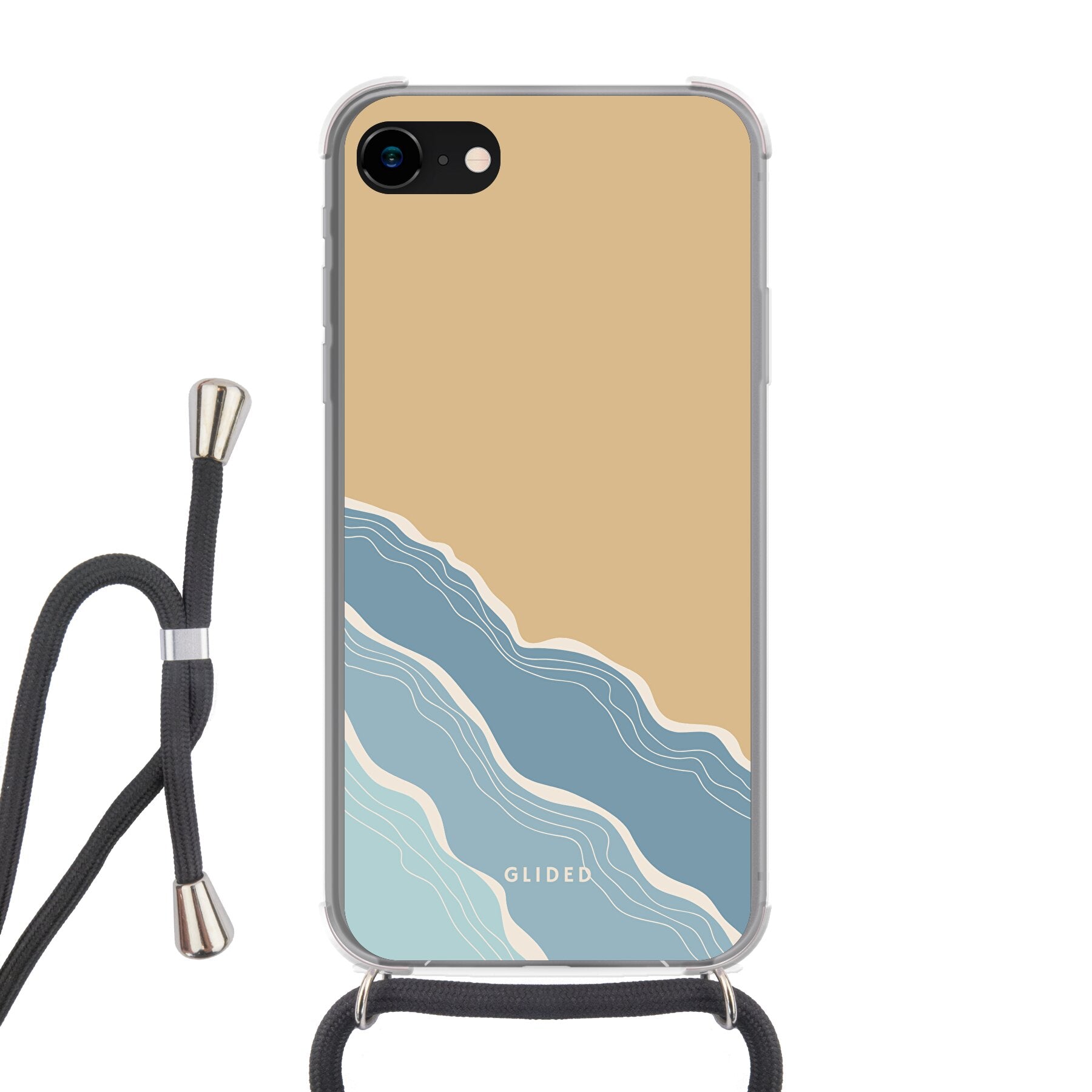 Breeze iPhone 8 Handyhülle mit einzigartigem Stranddesign, idealer Schutz und präzisen Aussparungen für alle Funktionen.