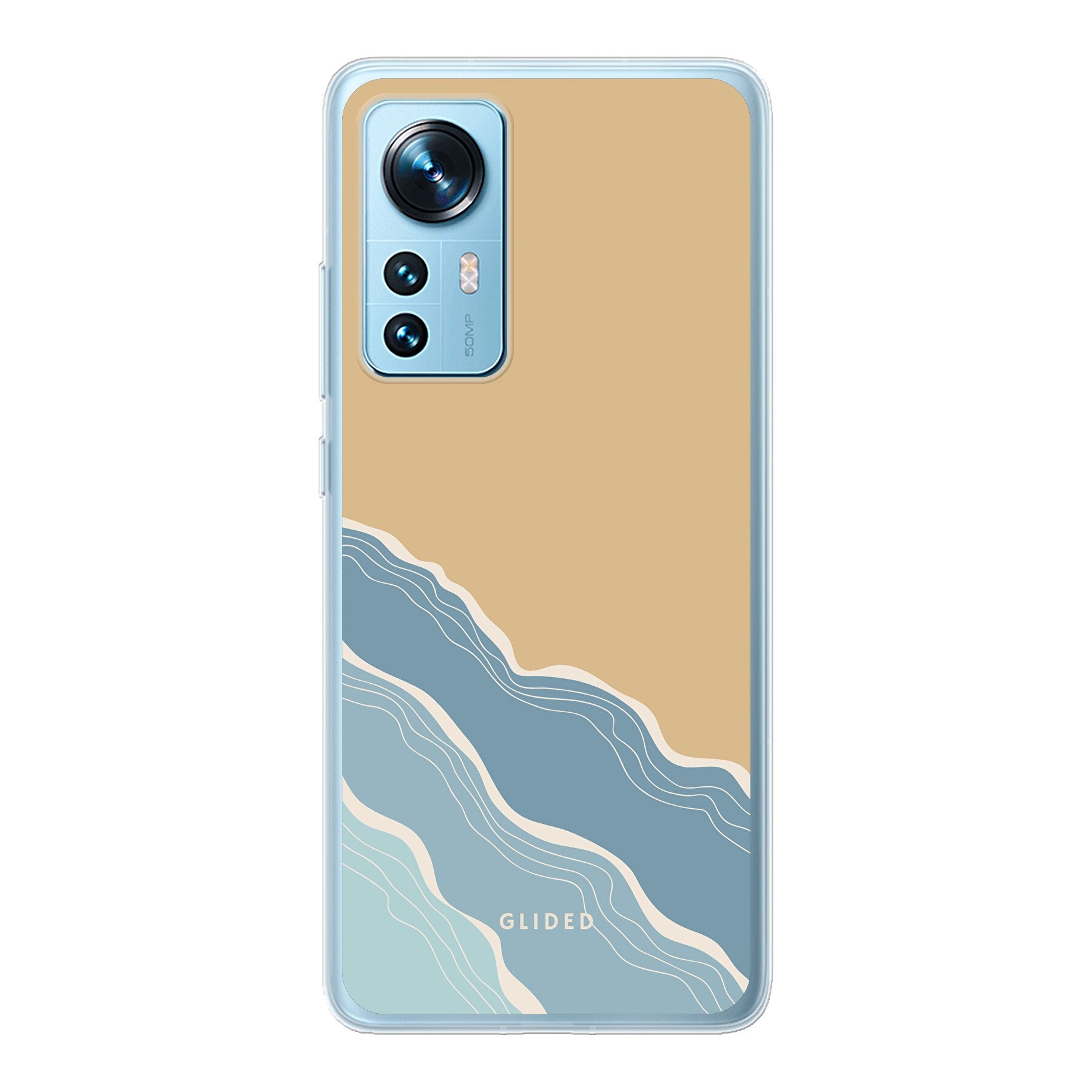 Xiaomi 12 Breeze Handyhülle mit einzigartigem Stranddesign, idealer Schutz und schlankem Profil.