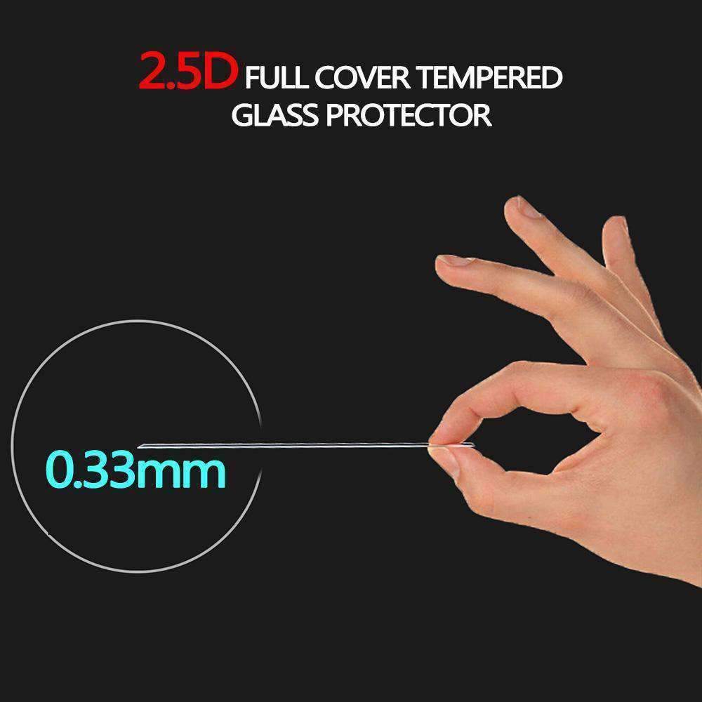 Case Friendly 2.5D Curved Anti Shatter Tempered Glass Screen Protector for iPhone Xs Max, showcasing its clarity and protective features.