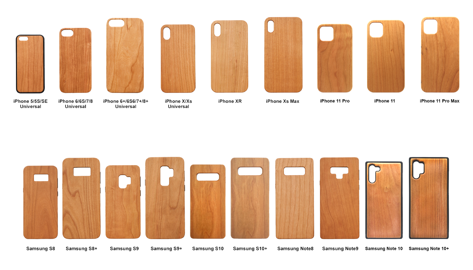 City Vegas 2 - Engraved wooden phone case showcasing intricate laser engravings and natural wood finish.