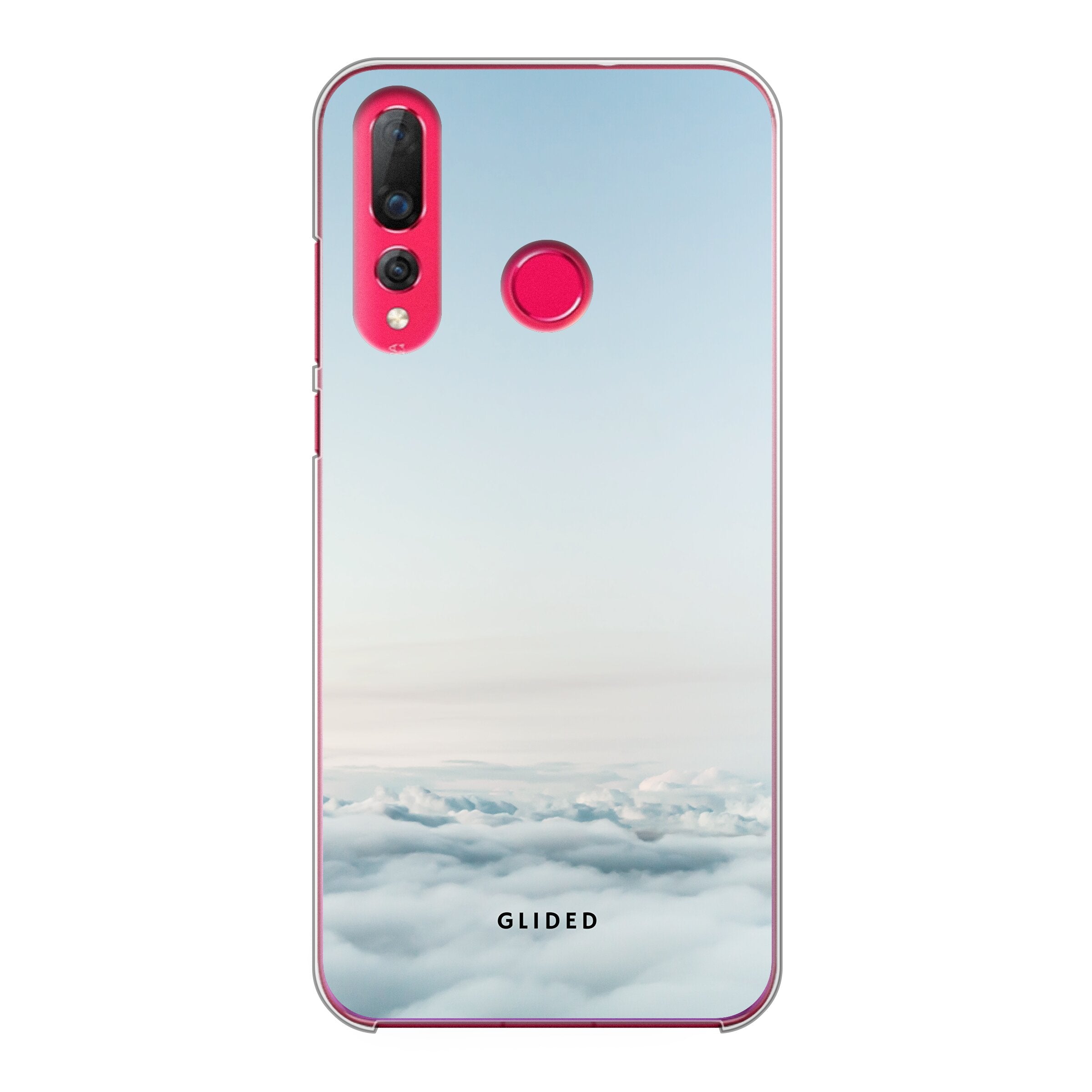 Cloudy Handyhülle für Huawei P30 Lite mit zarten Wolkenmotiven, bietet stilvollen Schutz und ästhetische Anmutung.