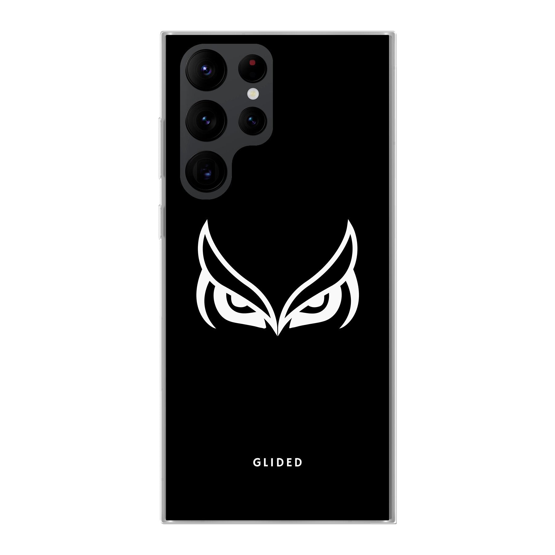 Dark Owl Handyhülle für Samsung Galaxy S20 Ultra mit majestätischen Eulen auf dunklem Hintergrund, stilvoll und schützend.