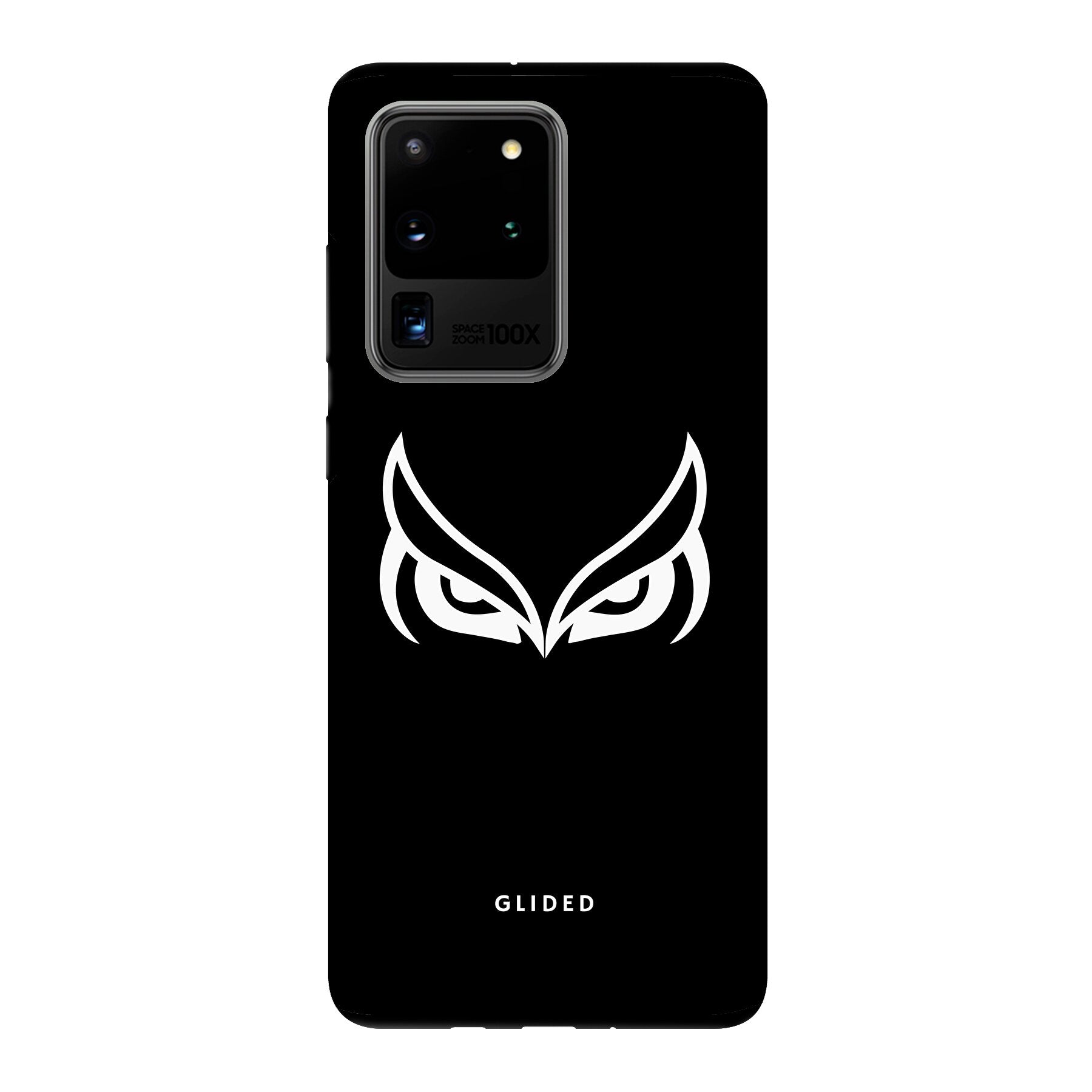 Dark Owl Handyhülle für Samsung Galaxy S20 Ultra mit majestätischen Eulen auf dunklem Hintergrund, stilvoll und schützend.