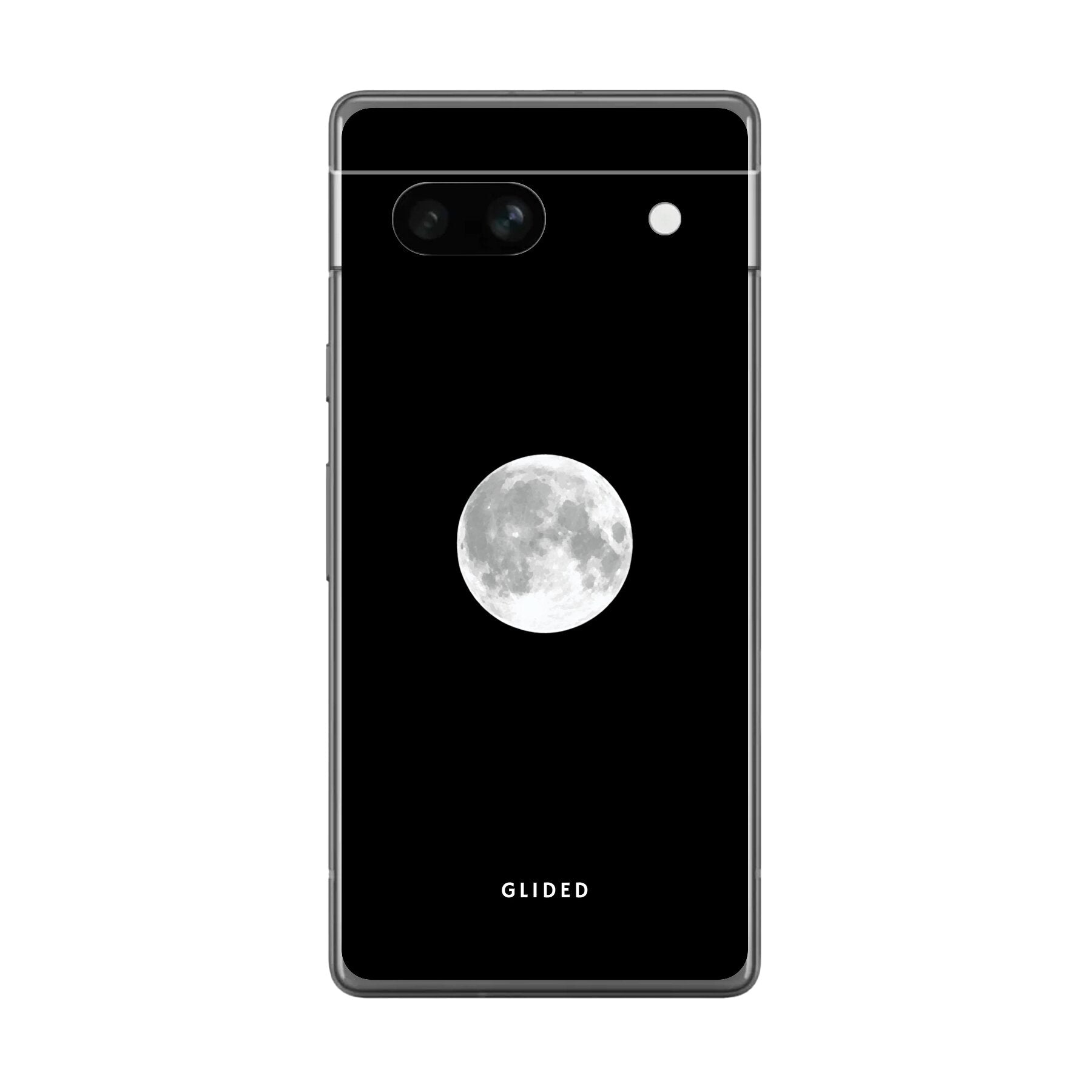 Epic Moon Handyhülle für Google Pixel 7a mit majestätischem Vollmond-Design, bietet stilvollen Schutz und eine mystische Atmosphäre.