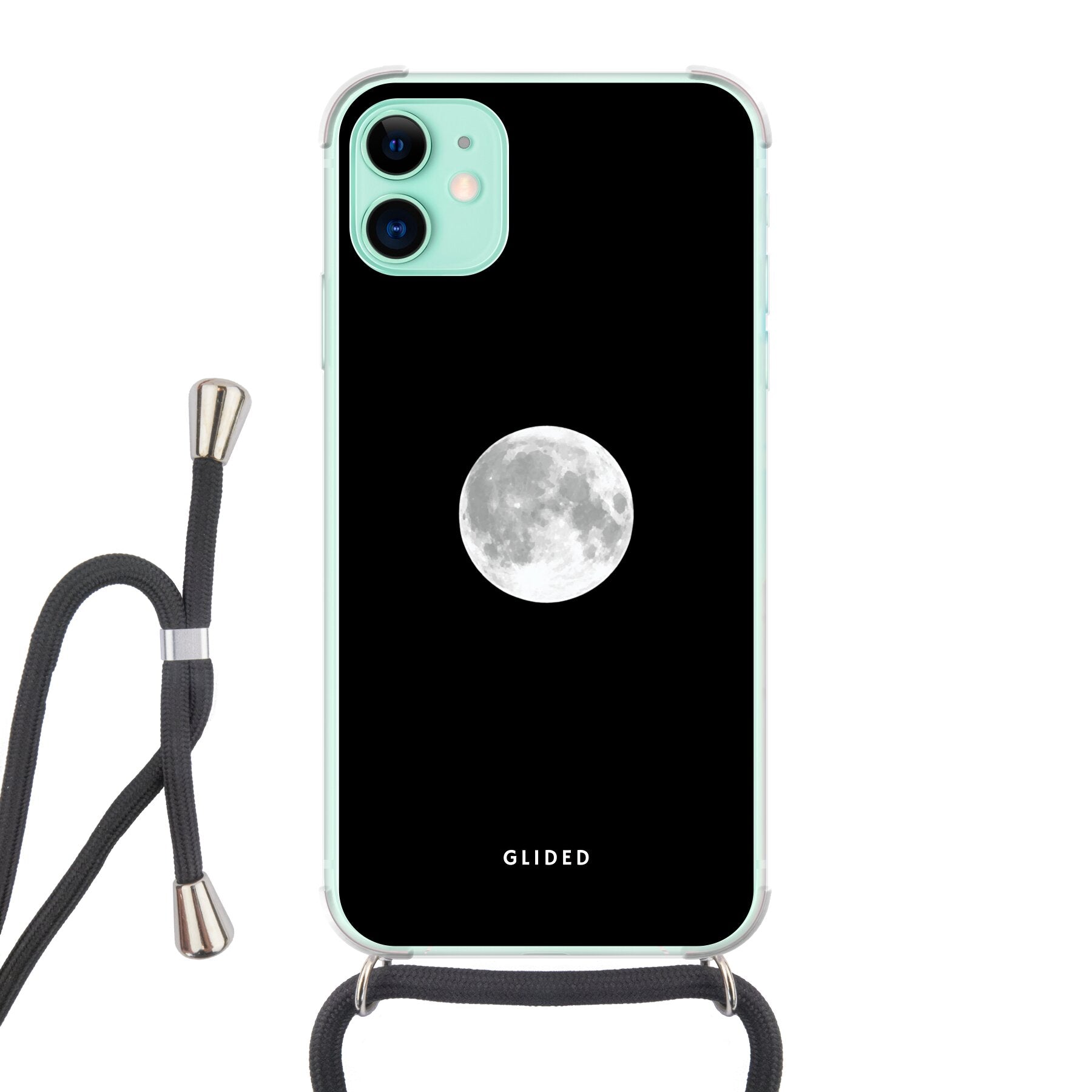 Epic Moon Handyhülle für iPhone 11 mit majestätischem Vollmond-Design, das eine mystische Atmosphäre ausstrahlt.