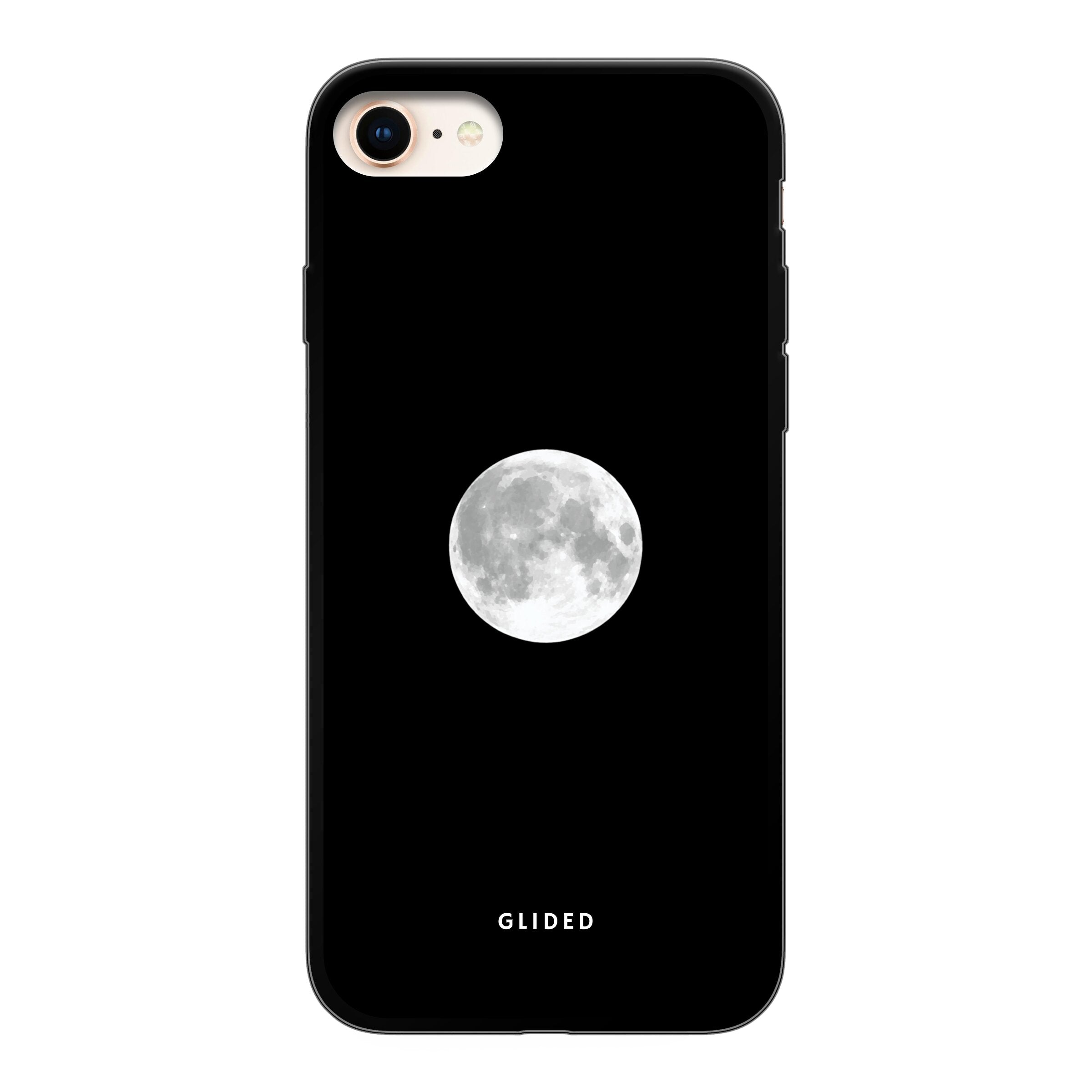 Epic Moon Handyhülle für iPhone 8 mit majestätischem Vollmond-Design, das eine mystische Atmosphäre ausstrahlt.