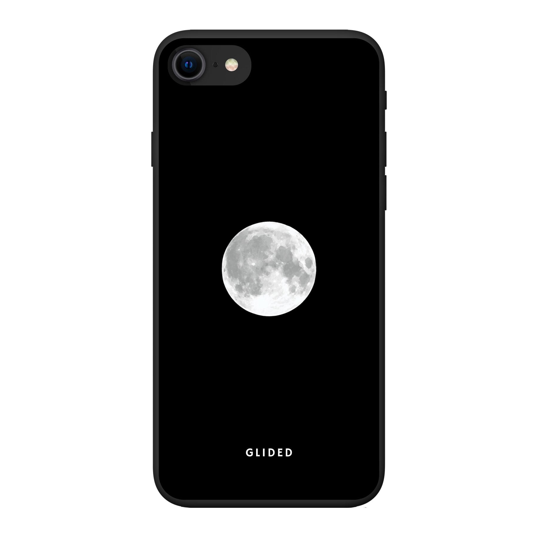 Epic Moon Handyhülle für iPhone 8 mit majestätischem Vollmond-Design, das eine mystische Atmosphäre ausstrahlt.
