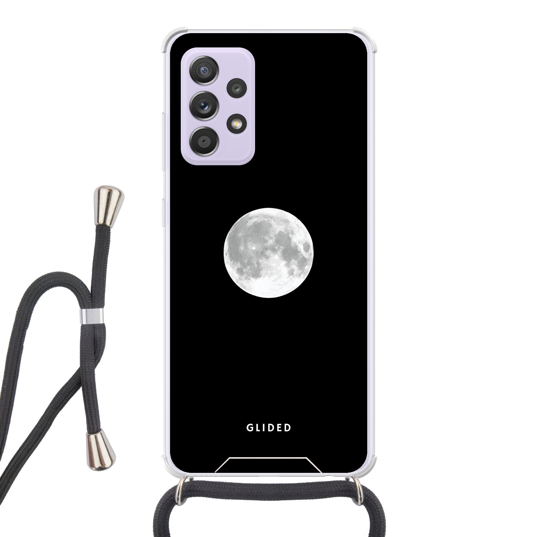 Epic Moon Handyhülle für Samsung Galaxy A52, A52 5G, A52s 5G mit majestätischem Vollmond-Design, stilvoll und schützend.