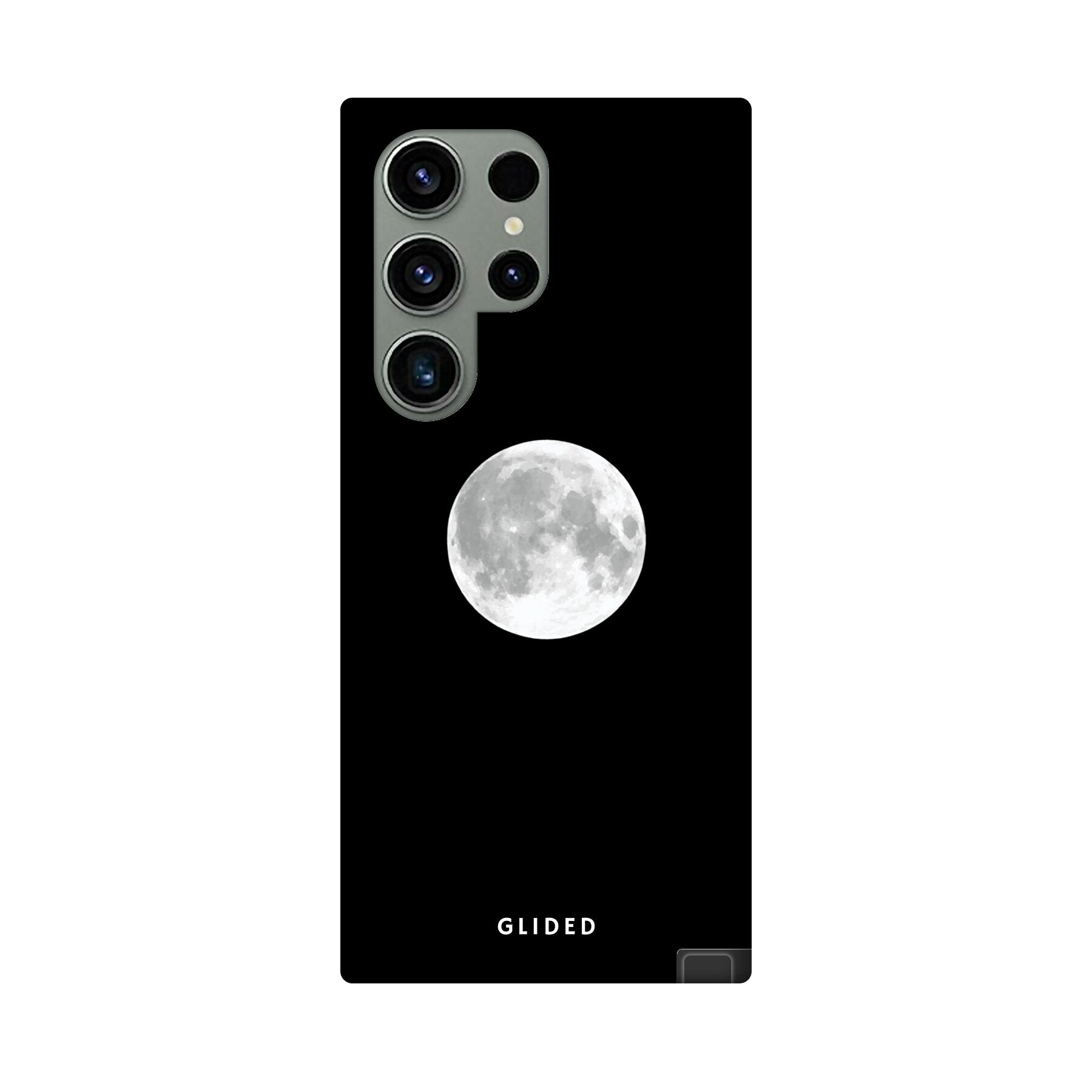 Epic Moon Handyhülle für Samsung Galaxy S24 Ultra mit majestätischem Vollmond-Design, stilvoll und schützend.
