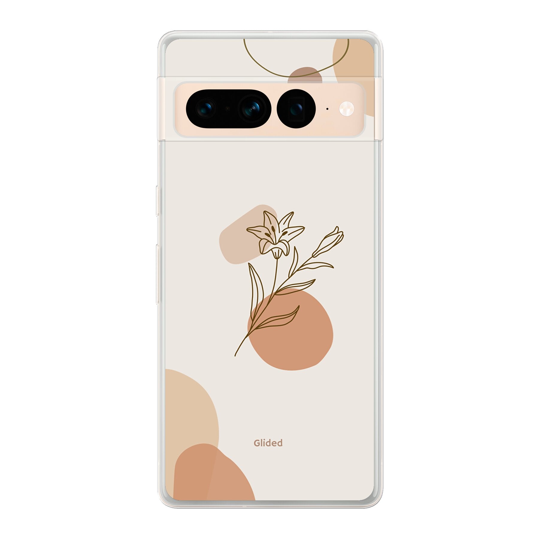Flora Handyhülle für Google Pixel 7 Pro mit pastellfarbenen Blumenmotiven, die stilvollen Schutz bietet.