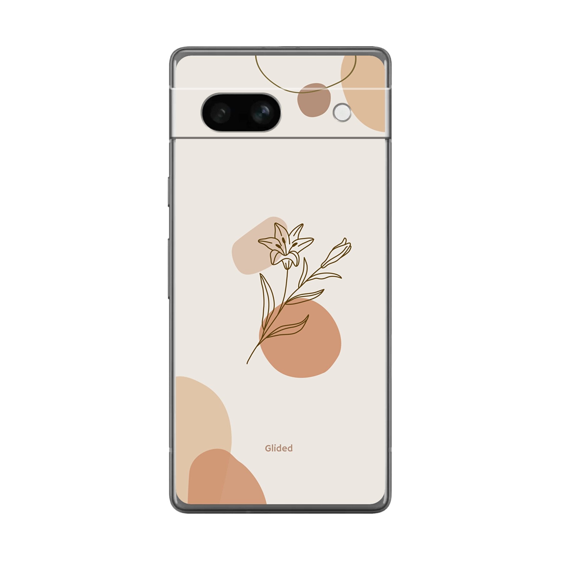 Flora Handyhülle für Google Pixel 7a mit pastellfarbenen Blumenmotiven, bietet stilvollen Schutz und elegantes Design.