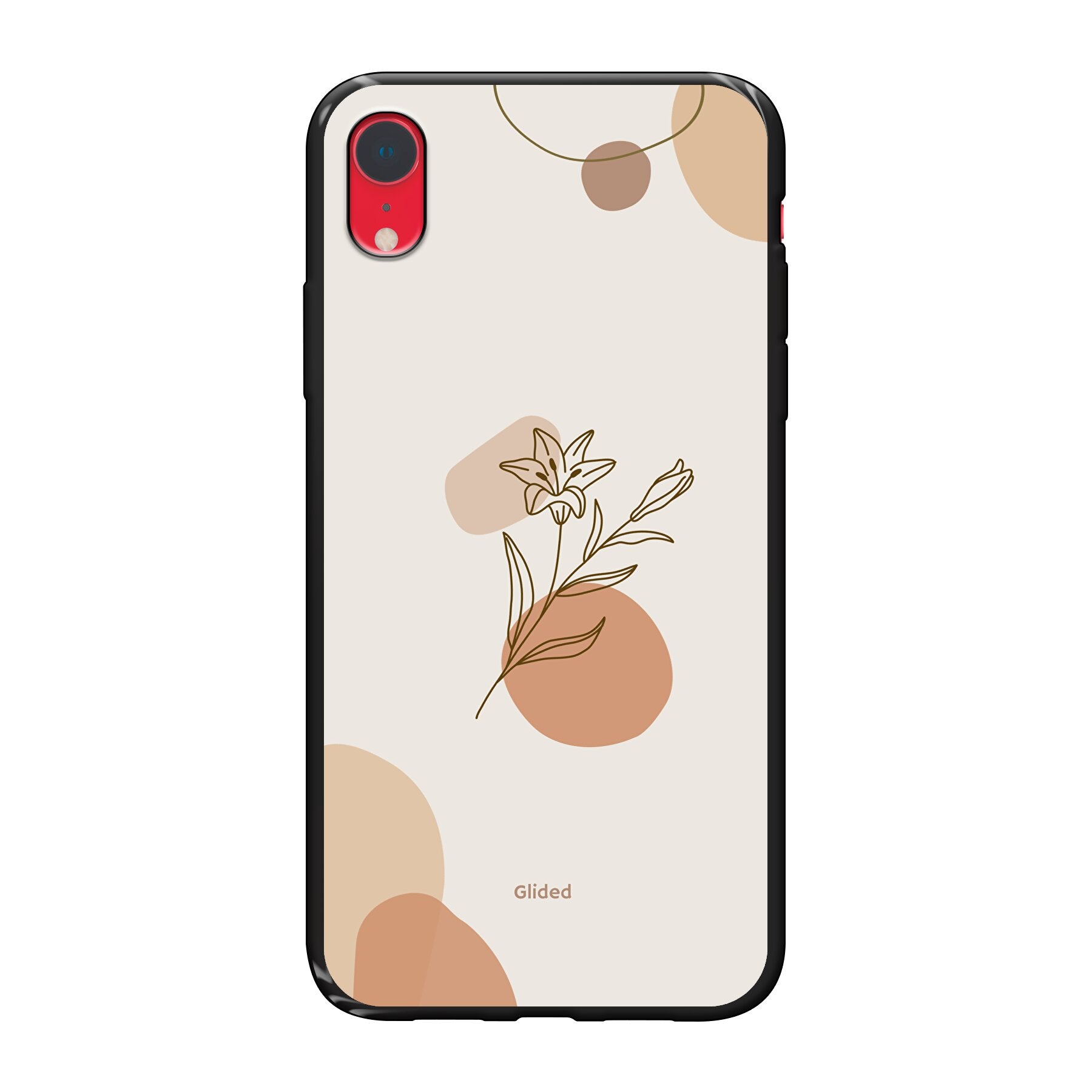 Flora iPhone XR Handyhülle mit pastellfarbenem Blumenmuster, bietet stilvollen Schutz und elegantes Design.