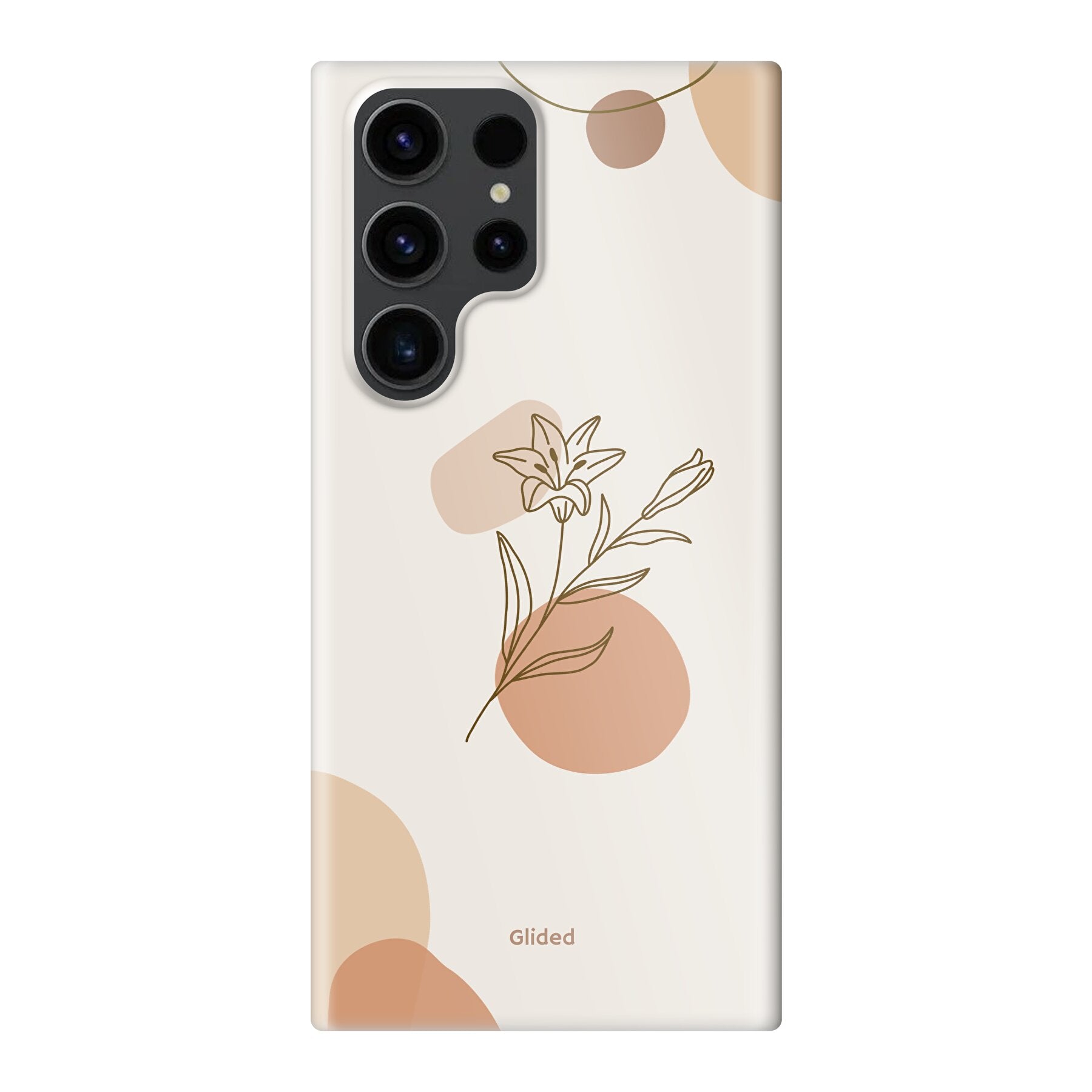 Flora Handyhülle für Samsung Galaxy S23 Ultra mit pastellfarbenen Blumenmotiven, die stilvollen Schutz bietet.