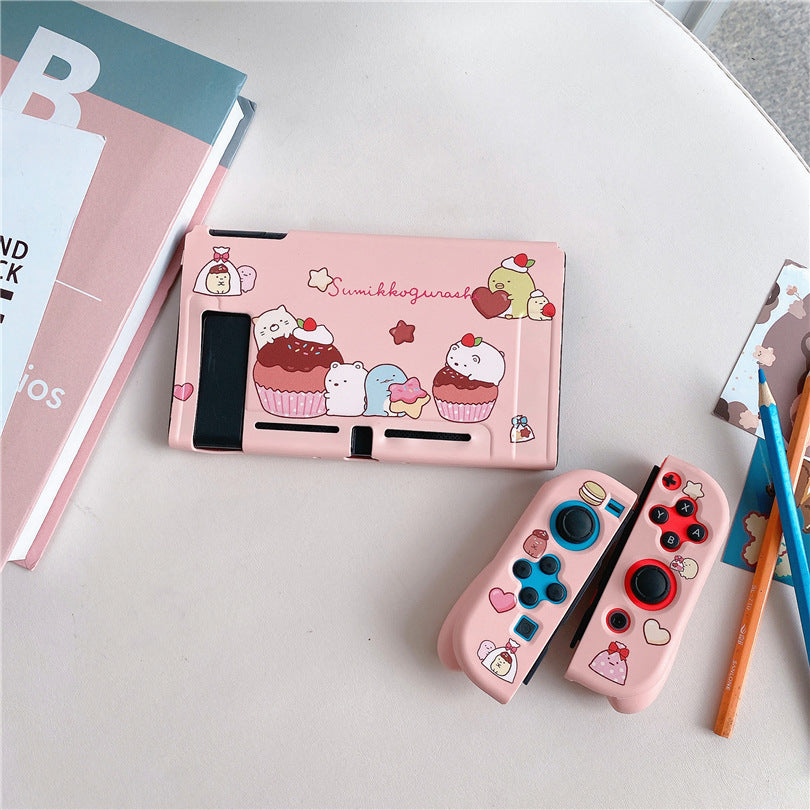 Game Console TPU Protective Soft Shell for Nintendo Switch, showcasing its sleek design and durable material.