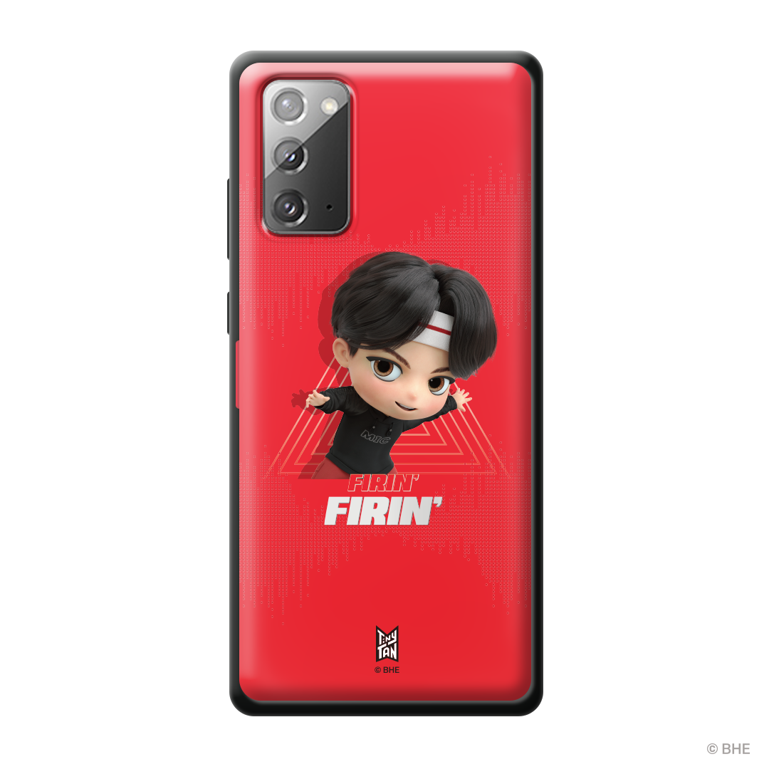 MIC Drop Bumper Phone Case featuring Jin design, showcasing durability and style.