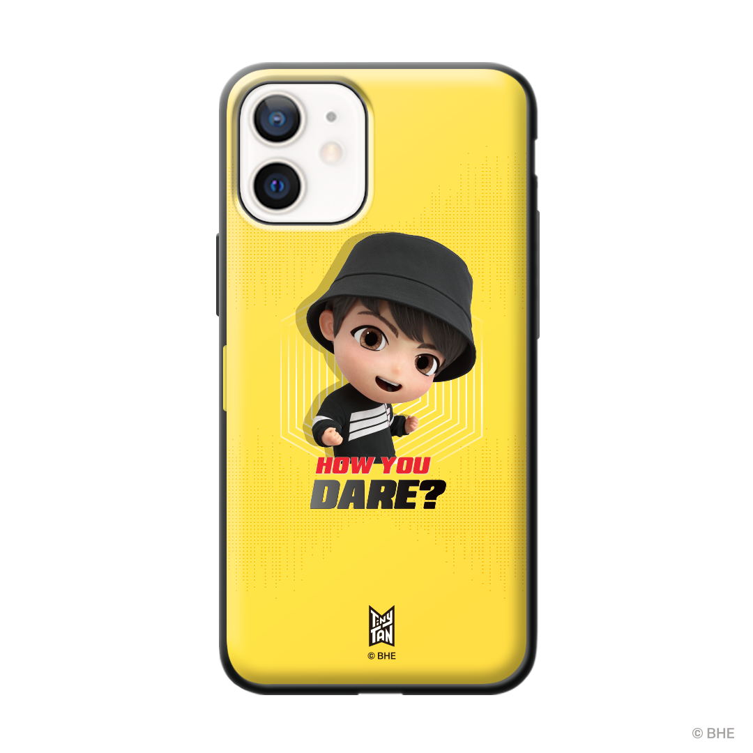 MIC Drop Door Bumper Phone Case featuring Jung Kook's vibrant design, providing stylish protection for your phone.