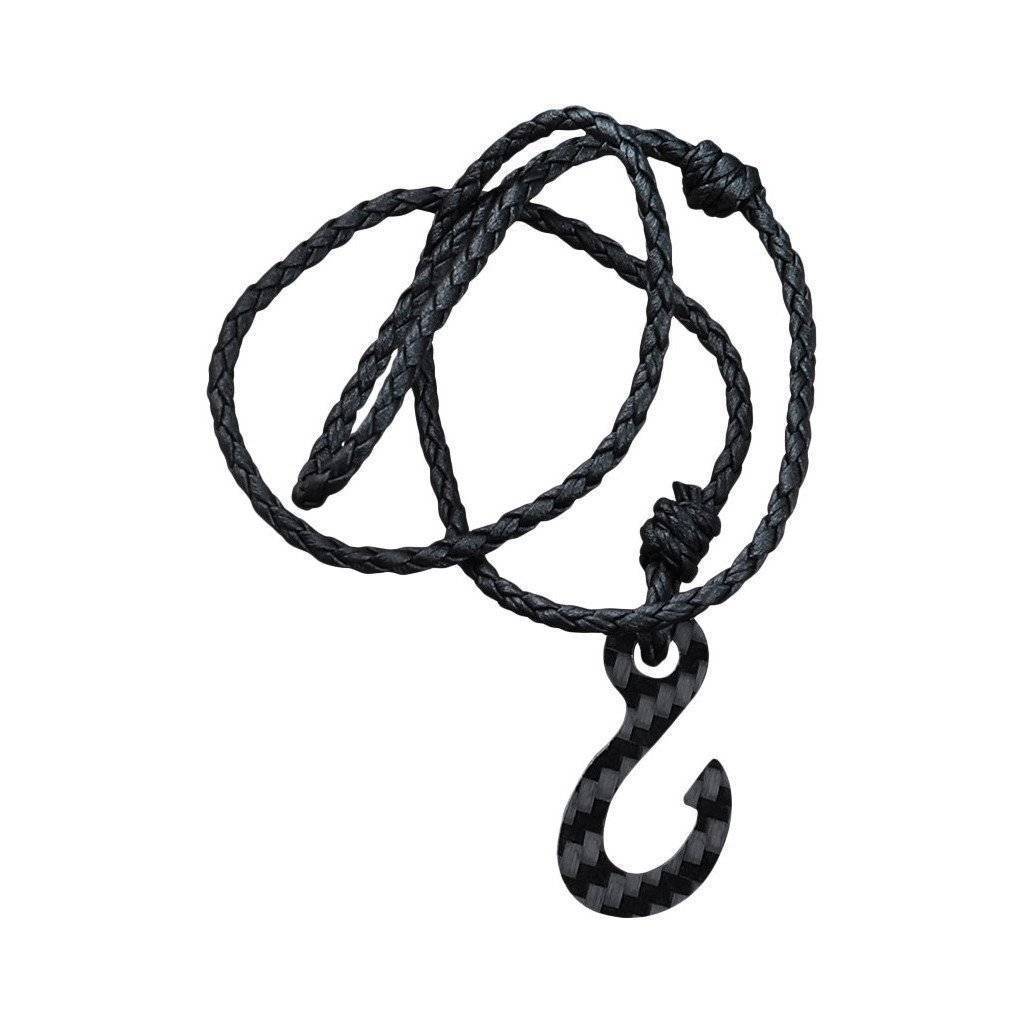Real Carbon Fiber Hook Bracelet featuring a sleek hook design, made from 3K twill carbon fiber, adjustable for all wrist sizes.