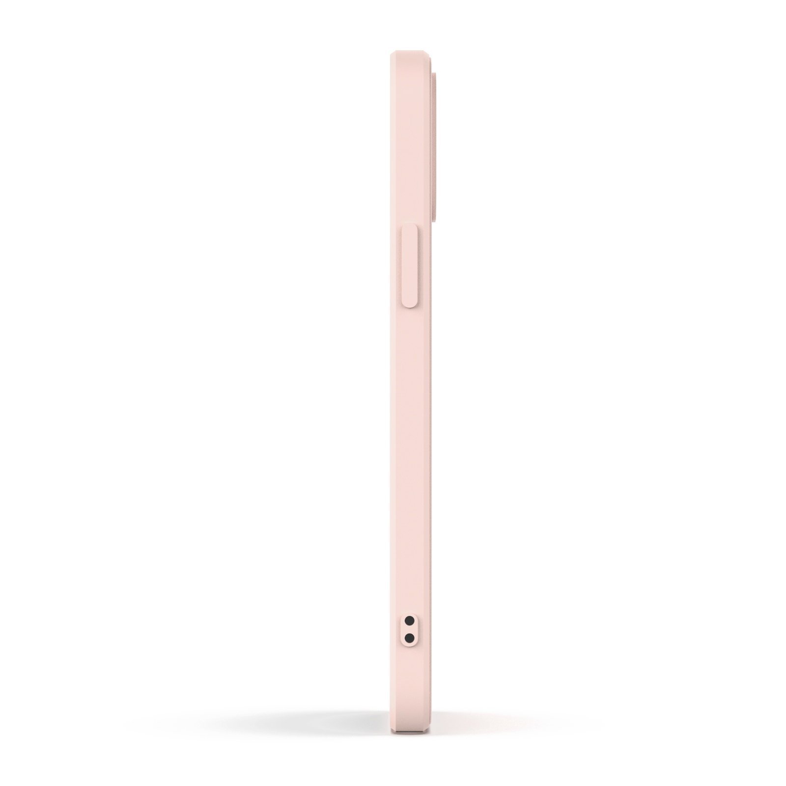 Rose iPhone 12 Pro Case made from durable Liquid Silicone with soft microfiber lining, showcasing its elegant design and protective features.