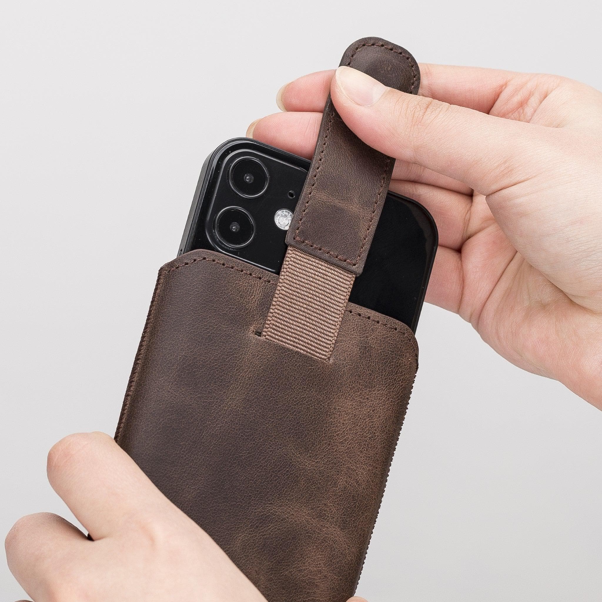 Bouletta Samsung Galaxy Multi Leather Case in various colors, showcasing its premium leather texture and sleek design.