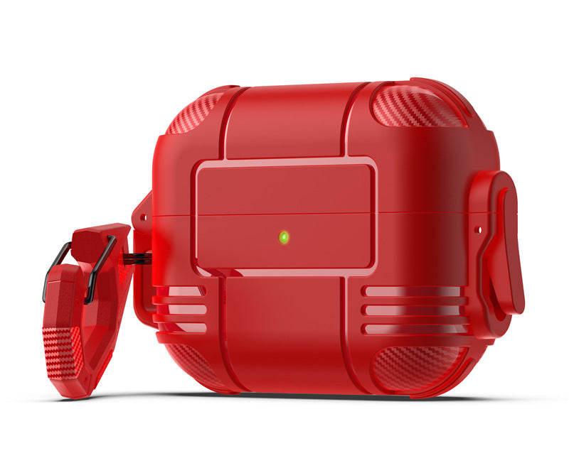 Third Generation Bluetooth Earphone Protective Case in various colors, designed for AirPods, showcasing its flip-type design and durable materials.