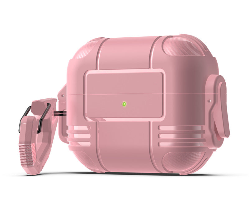 Third Generation Bluetooth Earphone Protective Case in various colors, designed for AirPods, showcasing its flip-type design and durable materials.