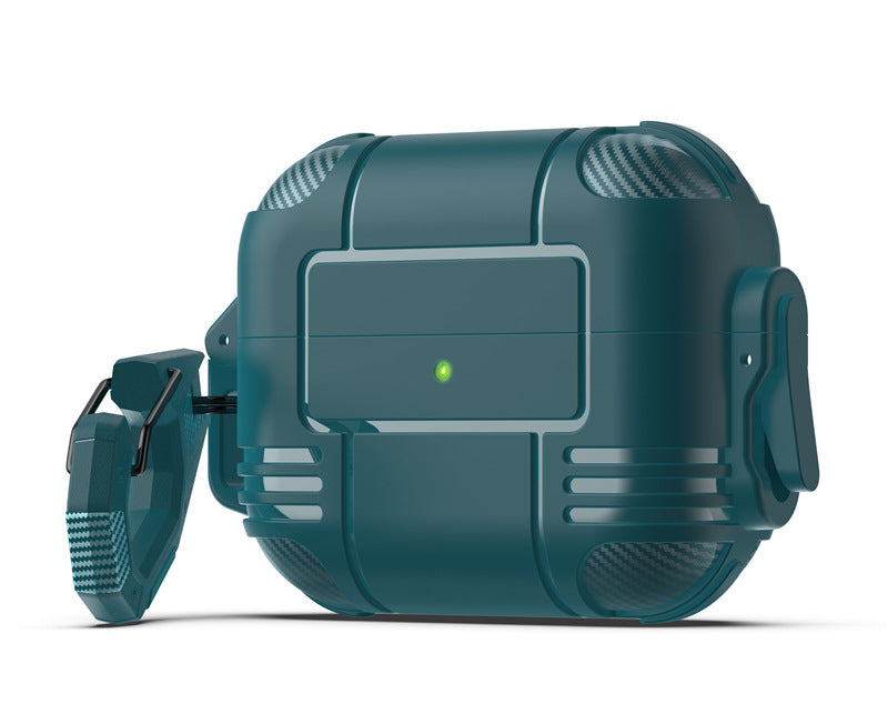 Third Generation Bluetooth Earphone Protective Case in various colors, designed for AirPods, showcasing its flip-type design and durable materials.